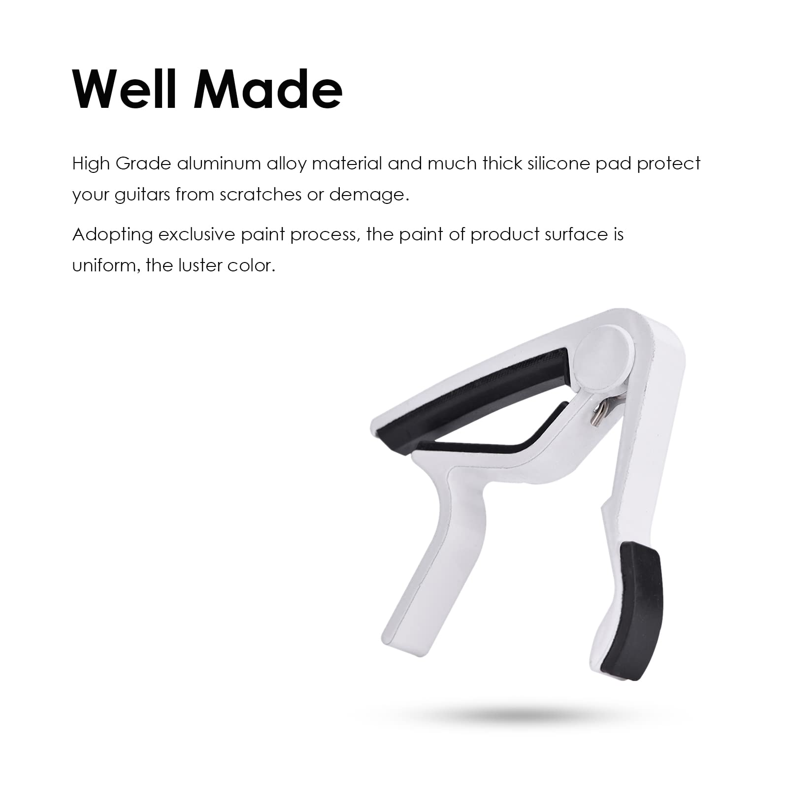 Eboxer Guitar Capo For 6 String Electric And Acoustic Guitars, Handheld Guitar Tuner Capo For Acoustic Electric Guitar Banjo Man