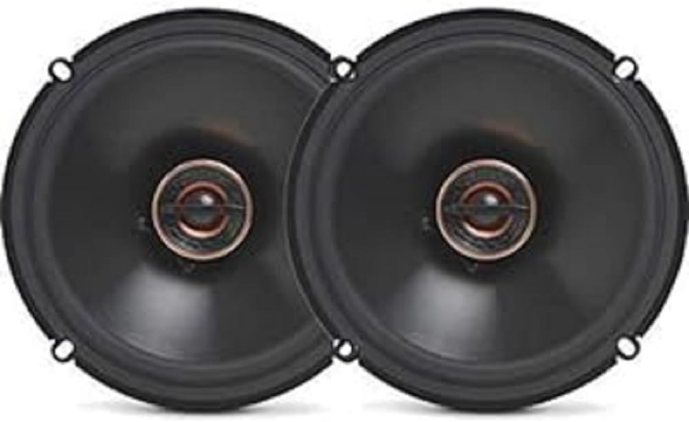 Infinity REF6532EX 165W 6.5 Reference Series 2-Way Coaxial Speakers 6-1/2 (160mm) Shallow-Mount Coaxial Car Speaker, Black