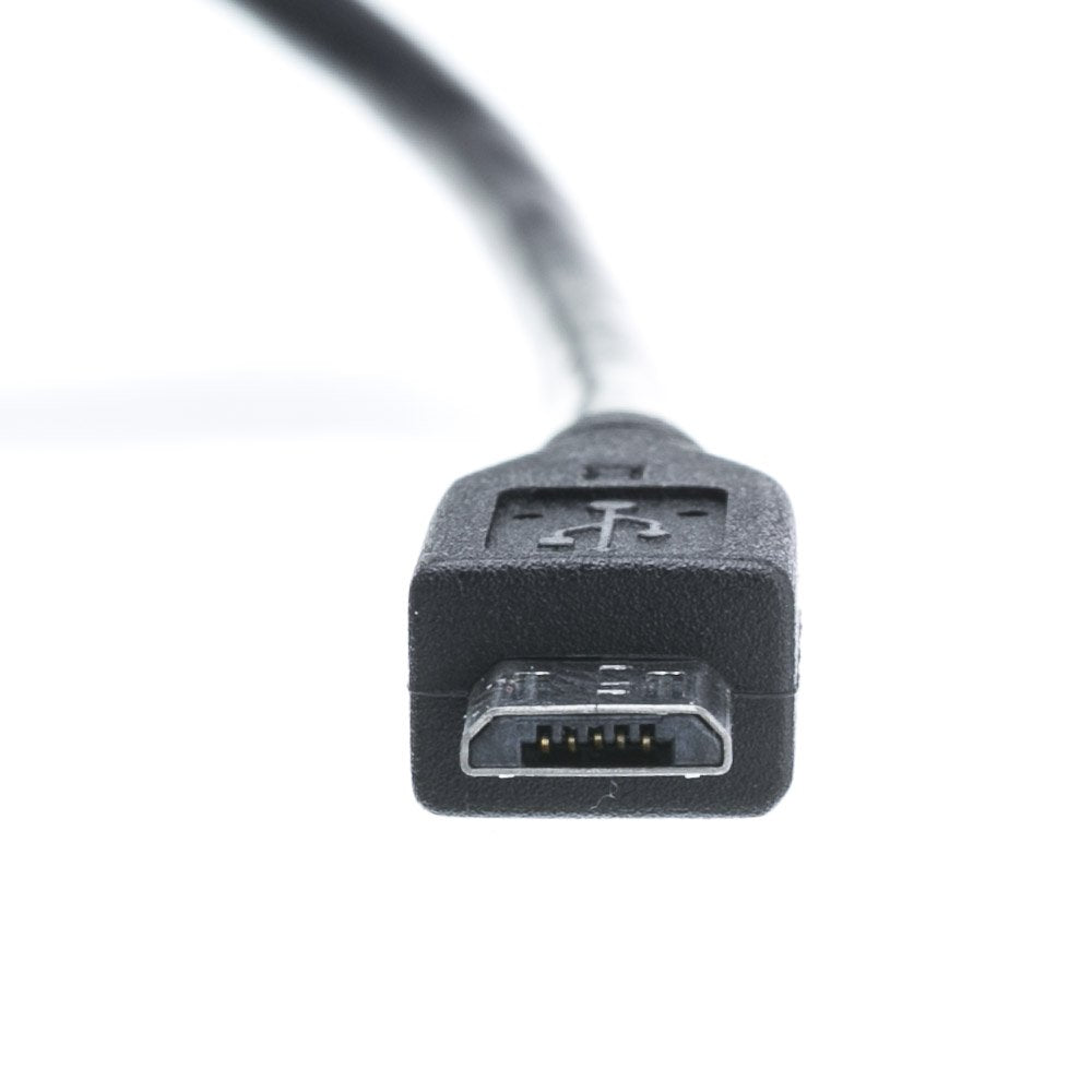 Cablewholesale Micro Usb 2.0 Cable, Black, Type A Male/Micro B Male, A Male To Micro B High Speed Usb Cable, 6 Inch