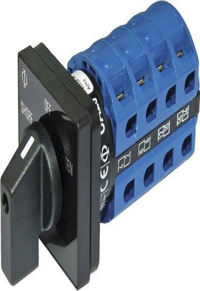 Blue Sea Systems 6337 Ac Rotary Switch   Off + 2 Positions 120V Ac 30A
