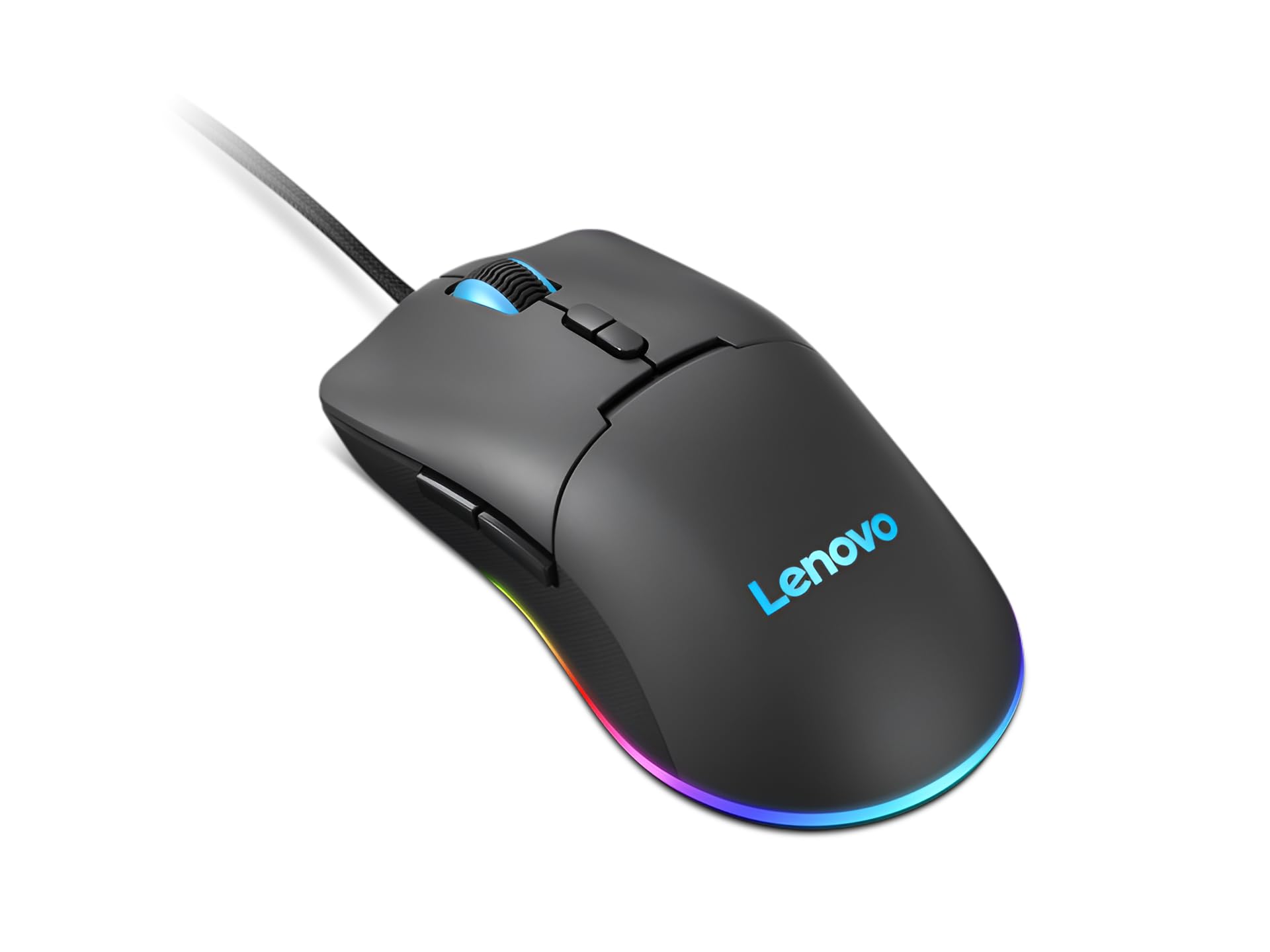 Lenovo M210 Rgb Wired Gaming Mouse For Pc, Laptop, Computer With Windows & Chrome Os - 3 Zone Rgb, 8000 Dpi Adjustable Sensor, 7