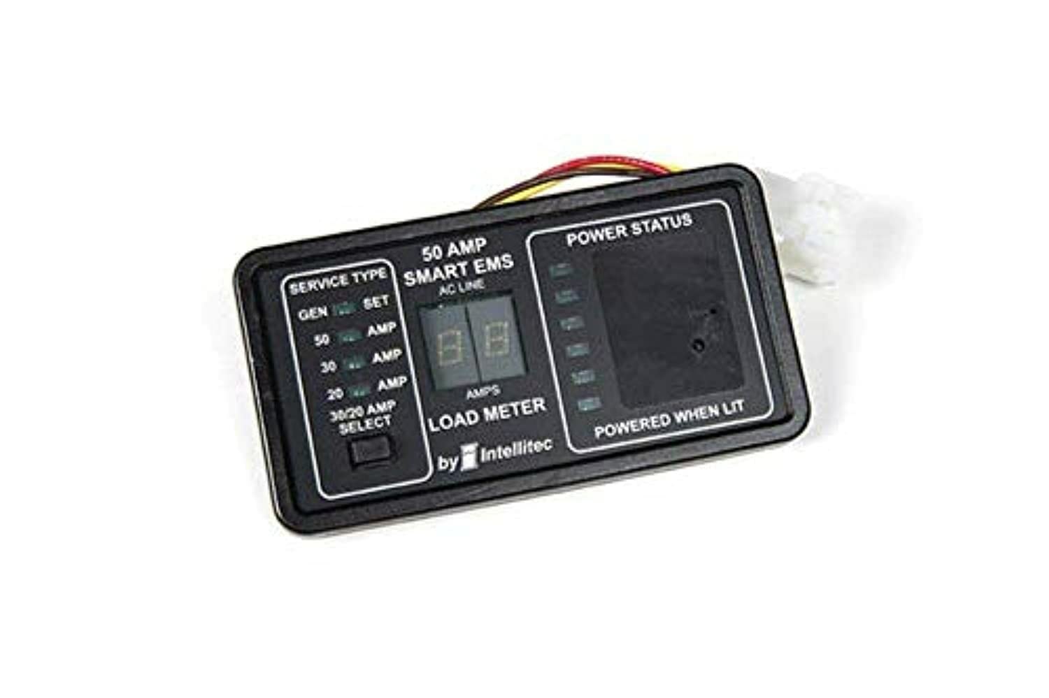 Intellitec 0000903150 50 Amp Smart Ems Monitor Panel, Black