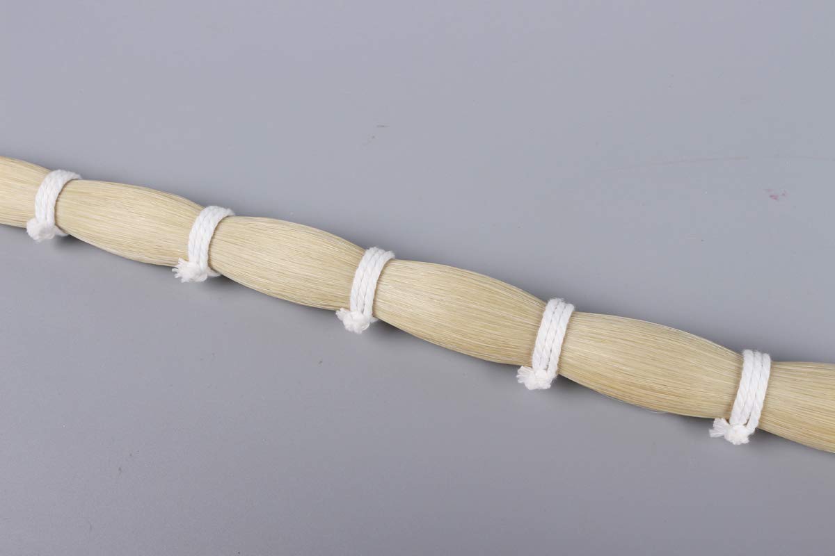 New Violin Bow Hair Genuine Mongolian Horse Hair 85Cm Horse Tail 33Inch Viola Cello Bow (250G)