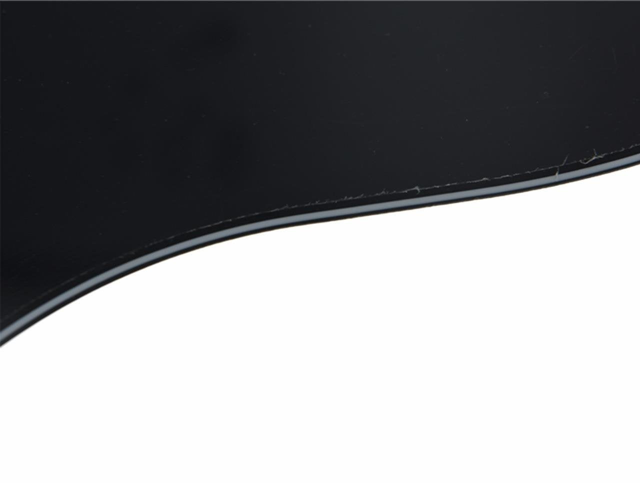 Dopro Black 3 Ply 11 Hole Strat Style Guitar Pickguard Bridge Reversed For Fd Jimi Hendrix Stratocaster