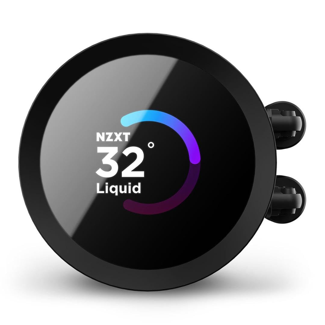 Nzxt Kraken 240 Rgb - Rl-Kr240-B1-240Mm Aio Cpu Liquid Cooler - Customizable 1.54 Square Lcd Display For Images, Performance Met