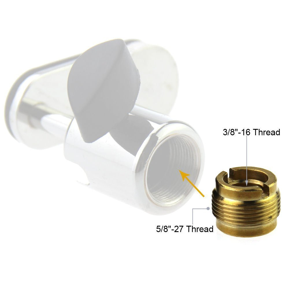 Camvate 3/8    Female To 5/8 Male Threaded Screw Adapter For Mic Micphone Stand
