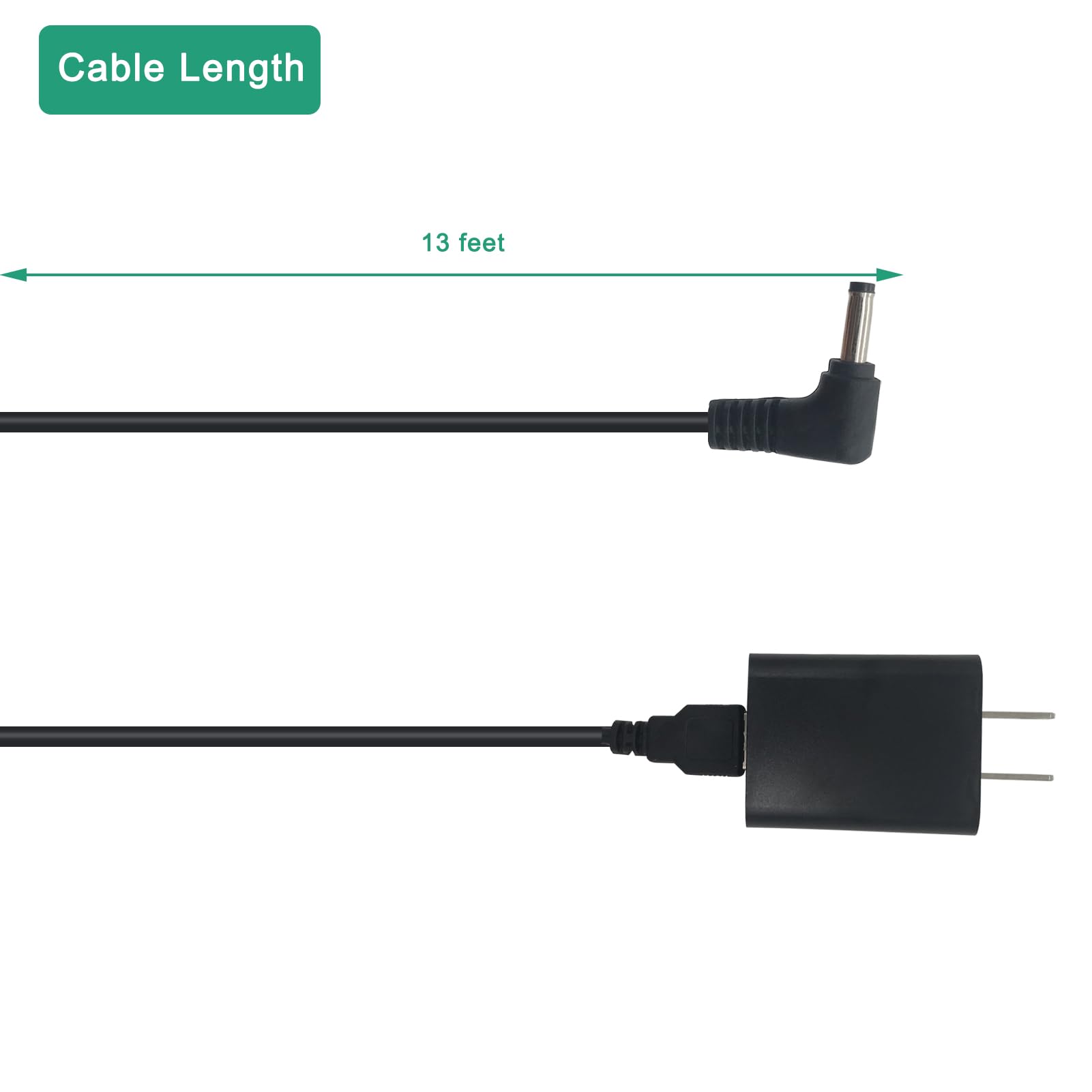 Power Cord Adapter For Ring Stick Up Cam Plug In/2Nd Gen/3Rd Gen/Spotlight Camera Battery, Outdoor Indoor Extension Cable 26 Ft,