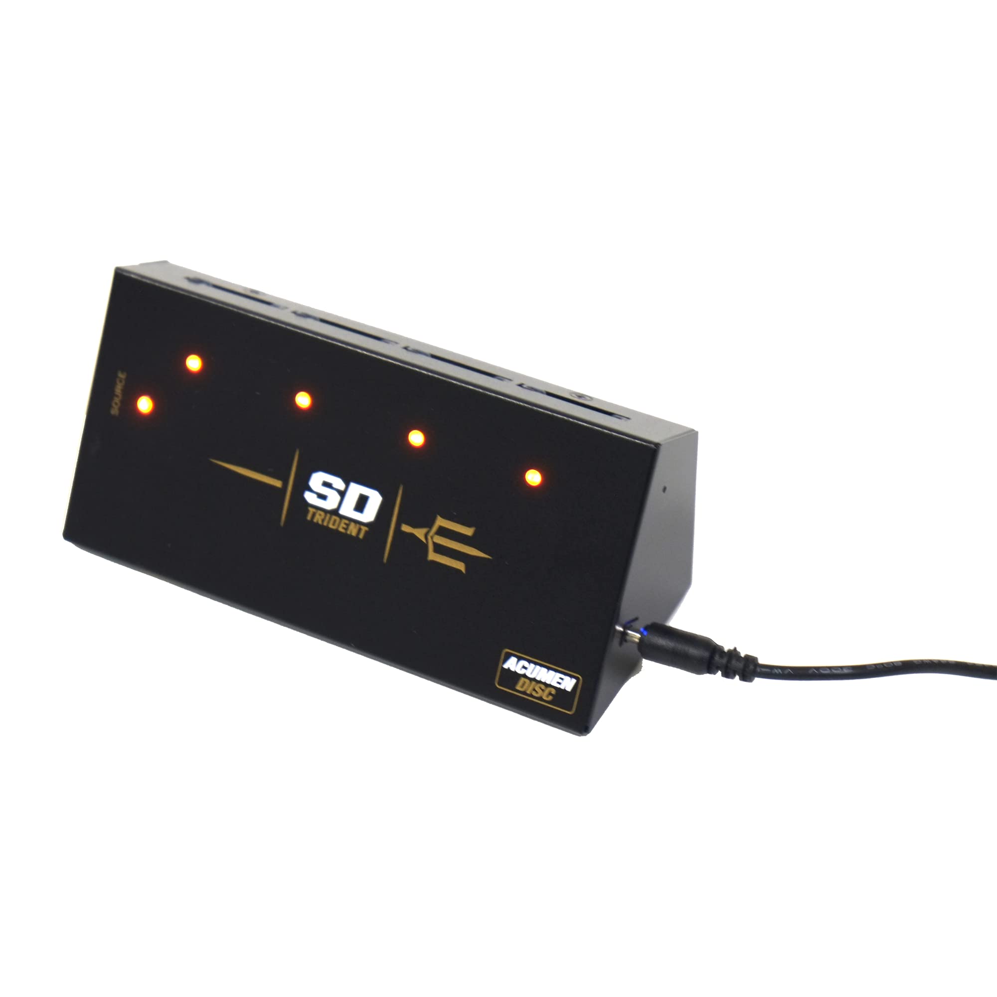 Acumen Disc Sd Trident   1 To 4 Secure Digital/Tf/Microsd Compact Duplicator Autostart Cloner Copier (35Mb Per Second)