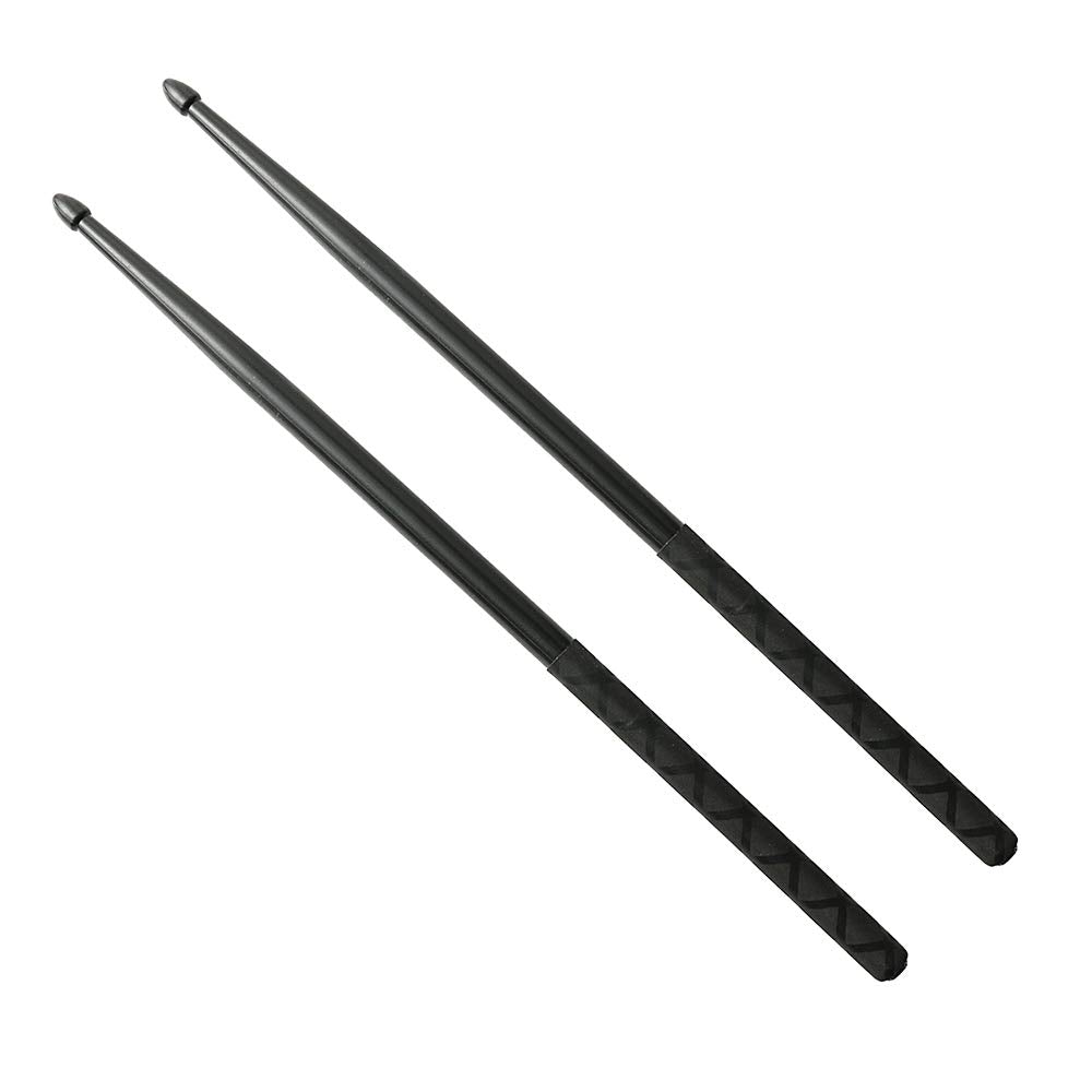 Nylon Drumsticks For Drum Set 5A Light Durable Plastic Exercise Anti-Slip Handles Drum Sticks For Kids Adults Musical Instrument