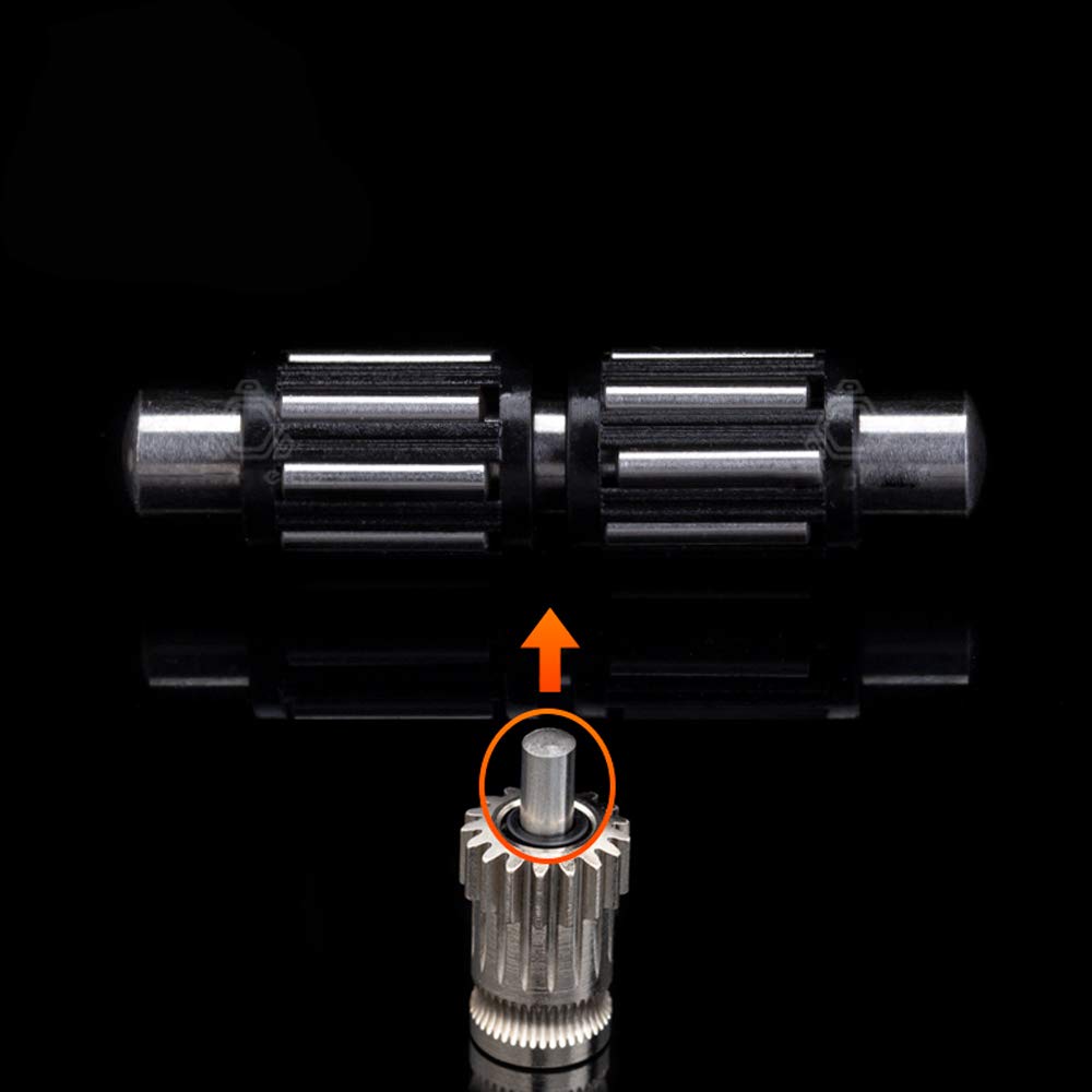 High Precision Diy 3D Printer Dual Direct Drive Basic Kit With Nickel Plating Hardened Steel Gears Compatible With Ddb Extruder