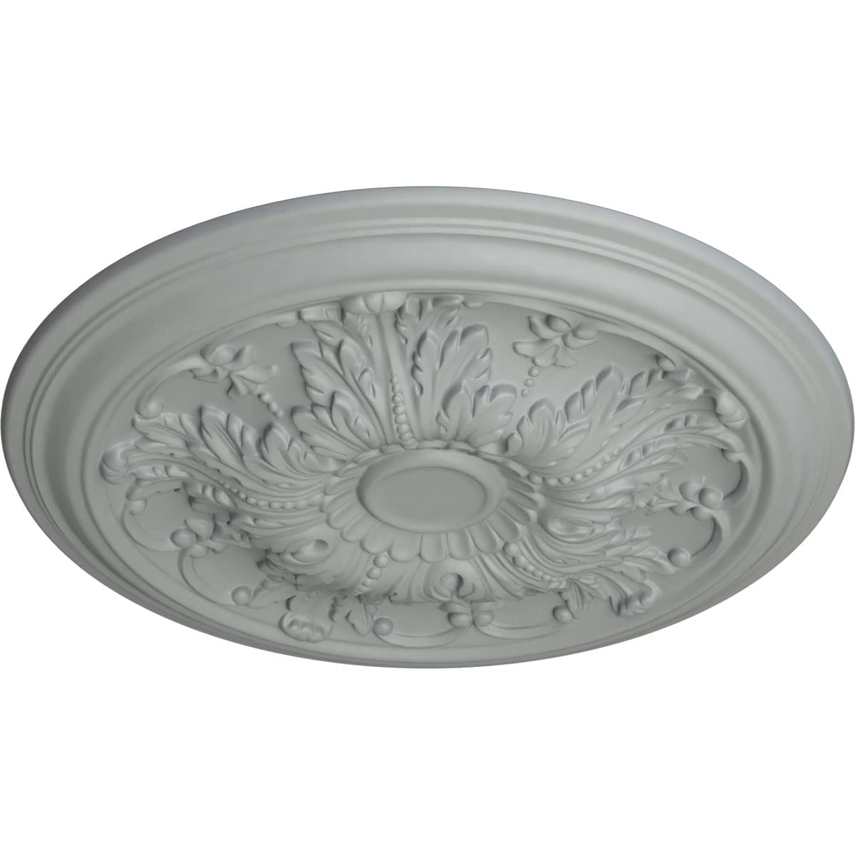 Ekena Millwork Cm20Da Damon Ceiling Medallion, 20''Od X 1 1/2''P (Fits Canopies Up To 3 3/8''), Factory Primed