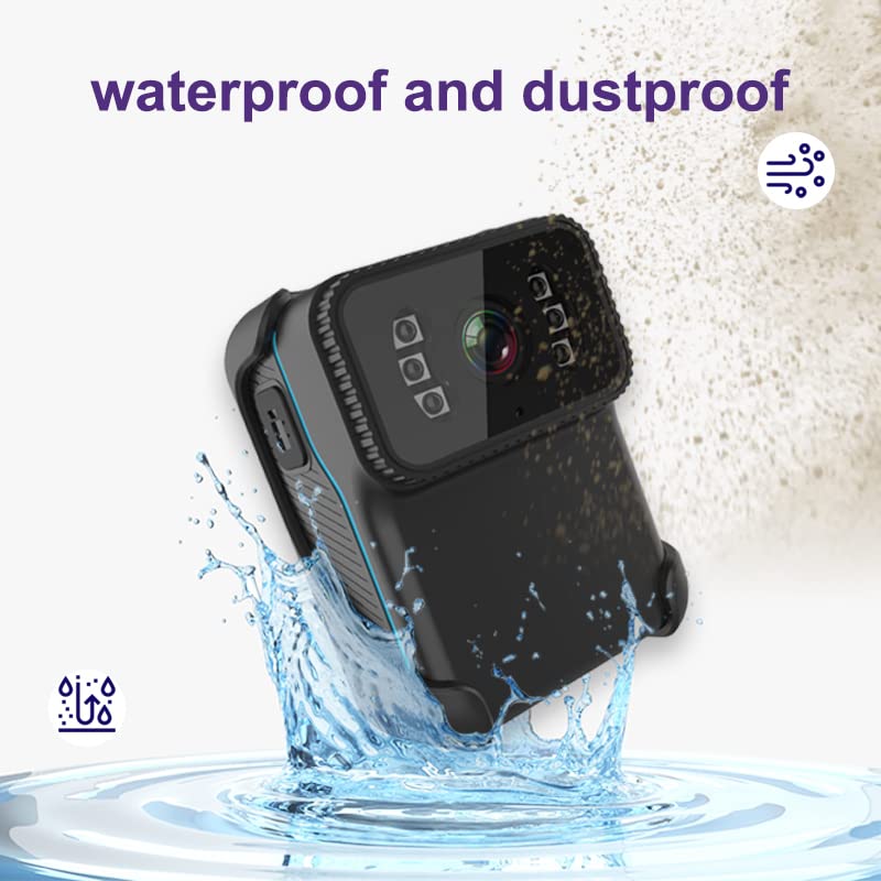 Weiibdie 1080P Body Cameras With Audio And Video Recording, 64Gb Memory,Night Vision,Waterproof Shell,Wifi Hotspot,Personal Mini