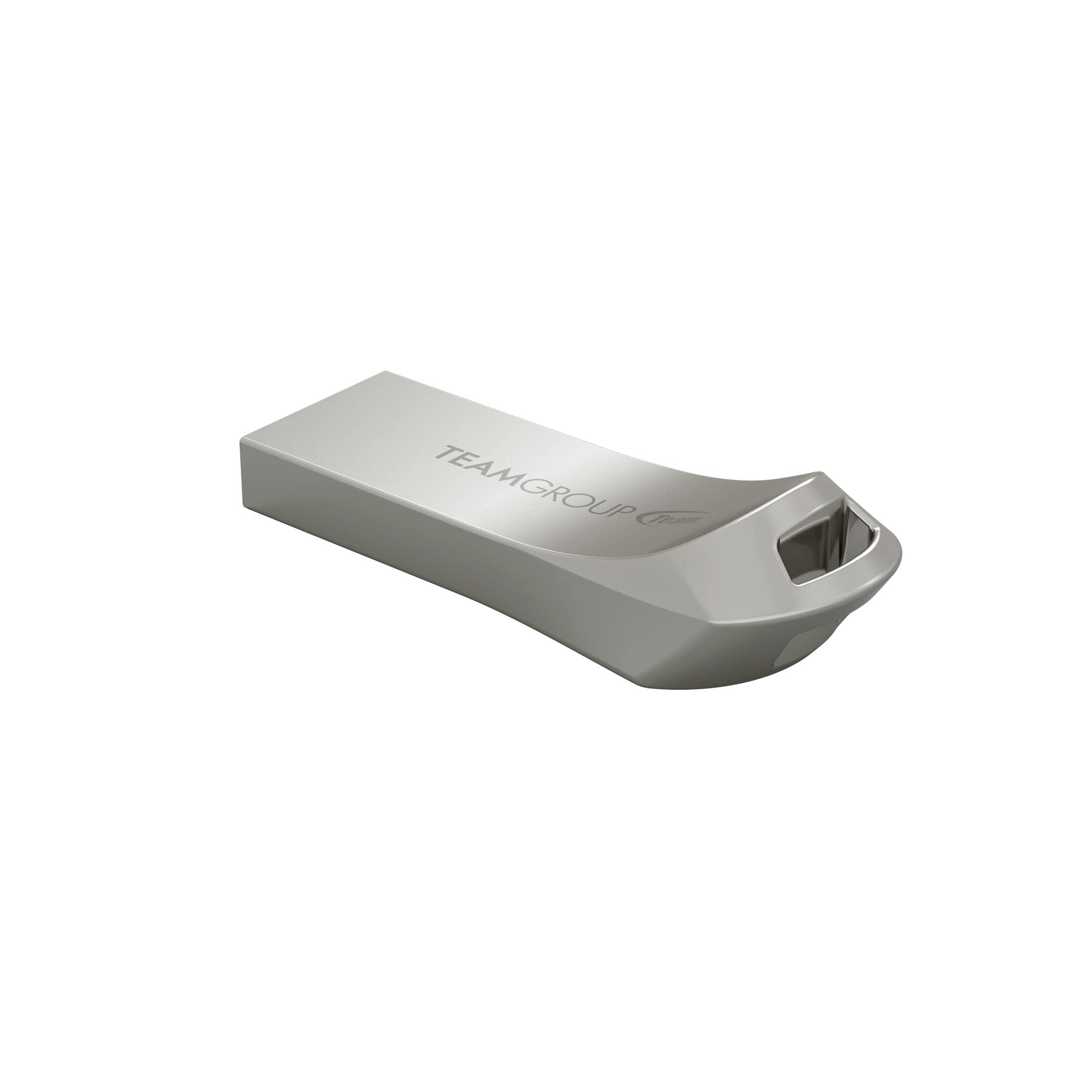 Teamgroup Metalwork Artistry C222 128Gb Usb 3.2 Gen 1 (3.1/3.0) Silver Metal Read 140Mb/S Flash Thumb Drive, External Data Stora