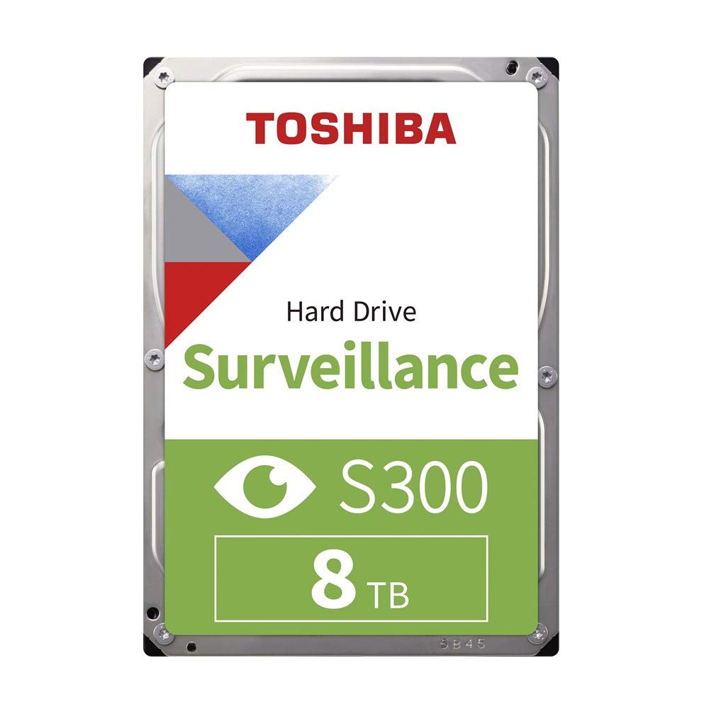 Toshiba 8Tb S300 Surveillance Hdd   3.5' Sata Internal Hard Drive Supports Up To 64 Hd Cameras At A 180Tb/Year Workload (Hdwt720