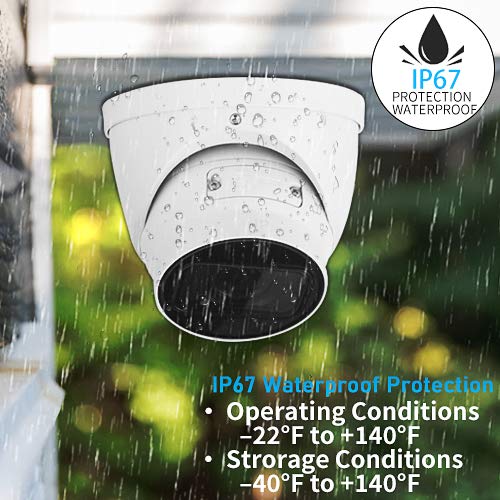 Empiretech 4Mp 1/1.8'' Cmos Ultra Low Light Ip Camera,Starlight Ir Motorized 2.7Mm 12Mm Lens,Ip67,Built In Mic,Poe And Epoe,Vehi