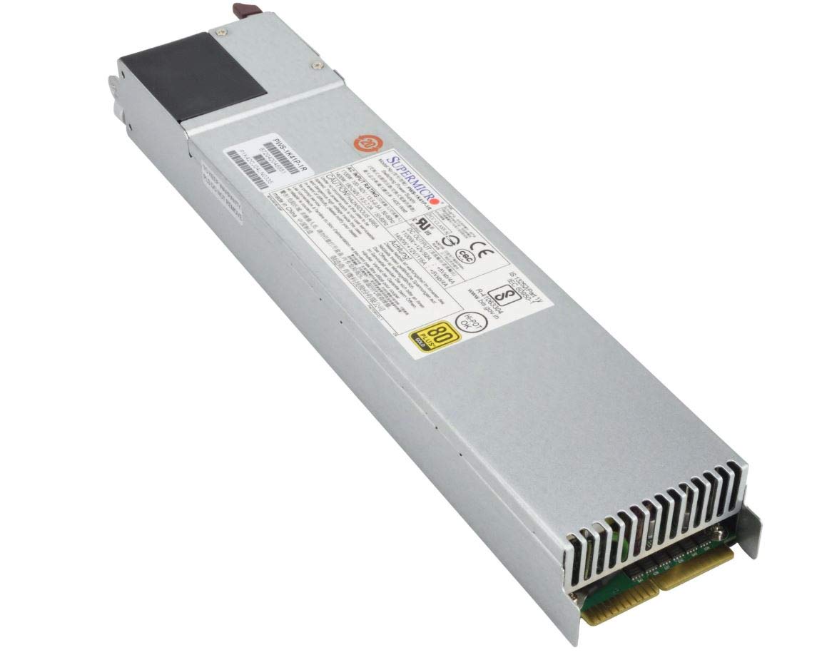 Supermicro PWS 1K41P 1R, 1400W 1U Gold Level Pws with Pm Bus & WX3