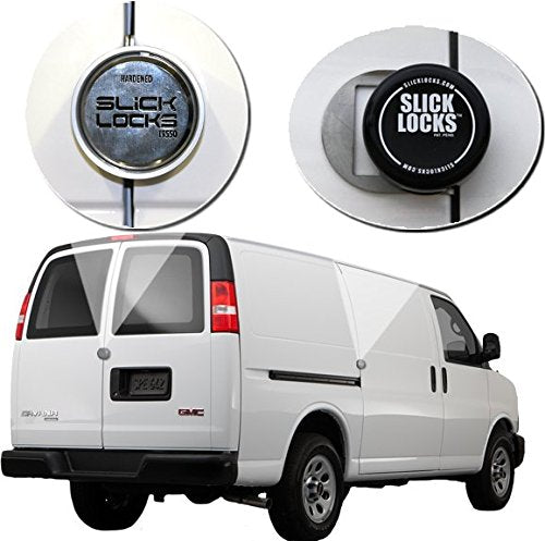 Slick Locks Chevy/Gmc Sliding Door Kit Complete With Spinners, Weather Covers & Locks