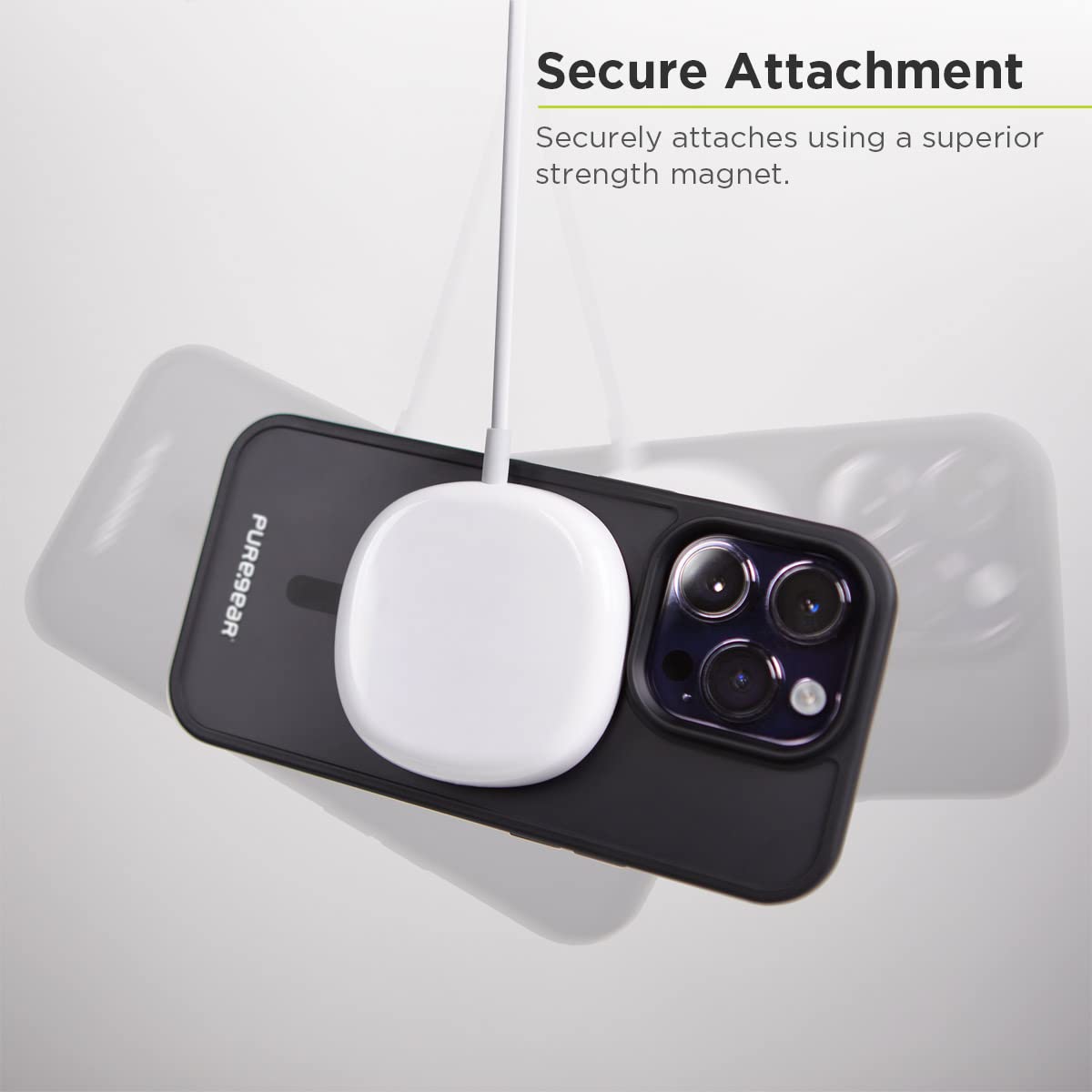 Puregear Slim Translucent Magnetic Phone Case For Apple Iphone 14 Pro (2022) 6.1, Compatible With Magsafe Charging Slim Scratch-