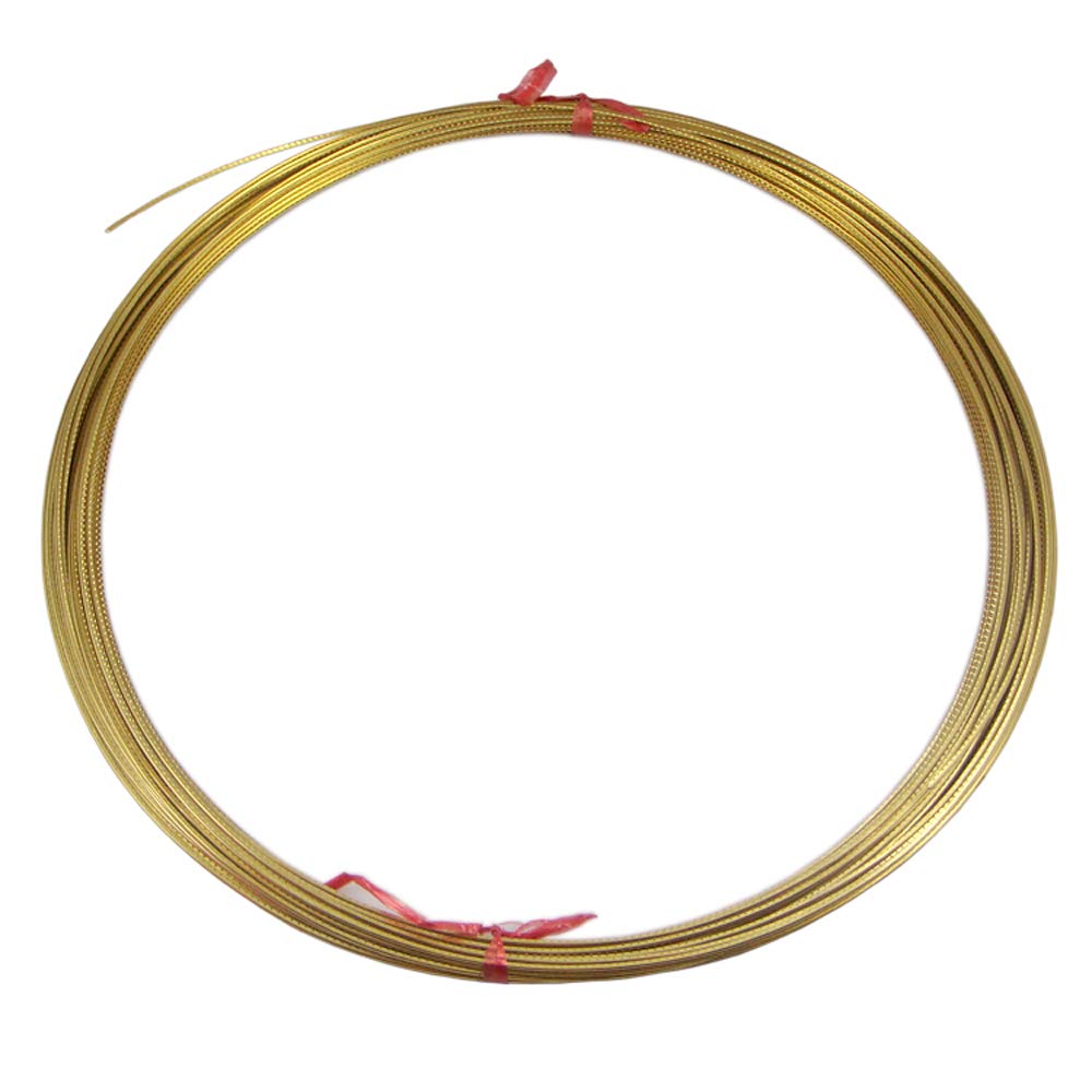 Brass Guitar Fret Wire Medium 2.0Mm Guitar Fingerboard Fretwire For Acoustic Guitars Accessory 6.5 Feet (Brass Material)