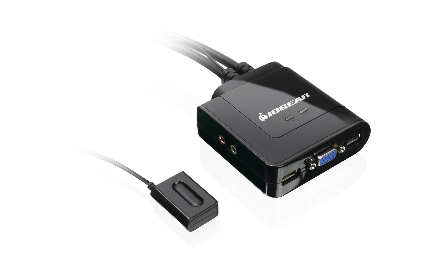 Iogear 2-Port Vga And Displayport Cable Kvm Kit With Audio, Gcs72Dpkit