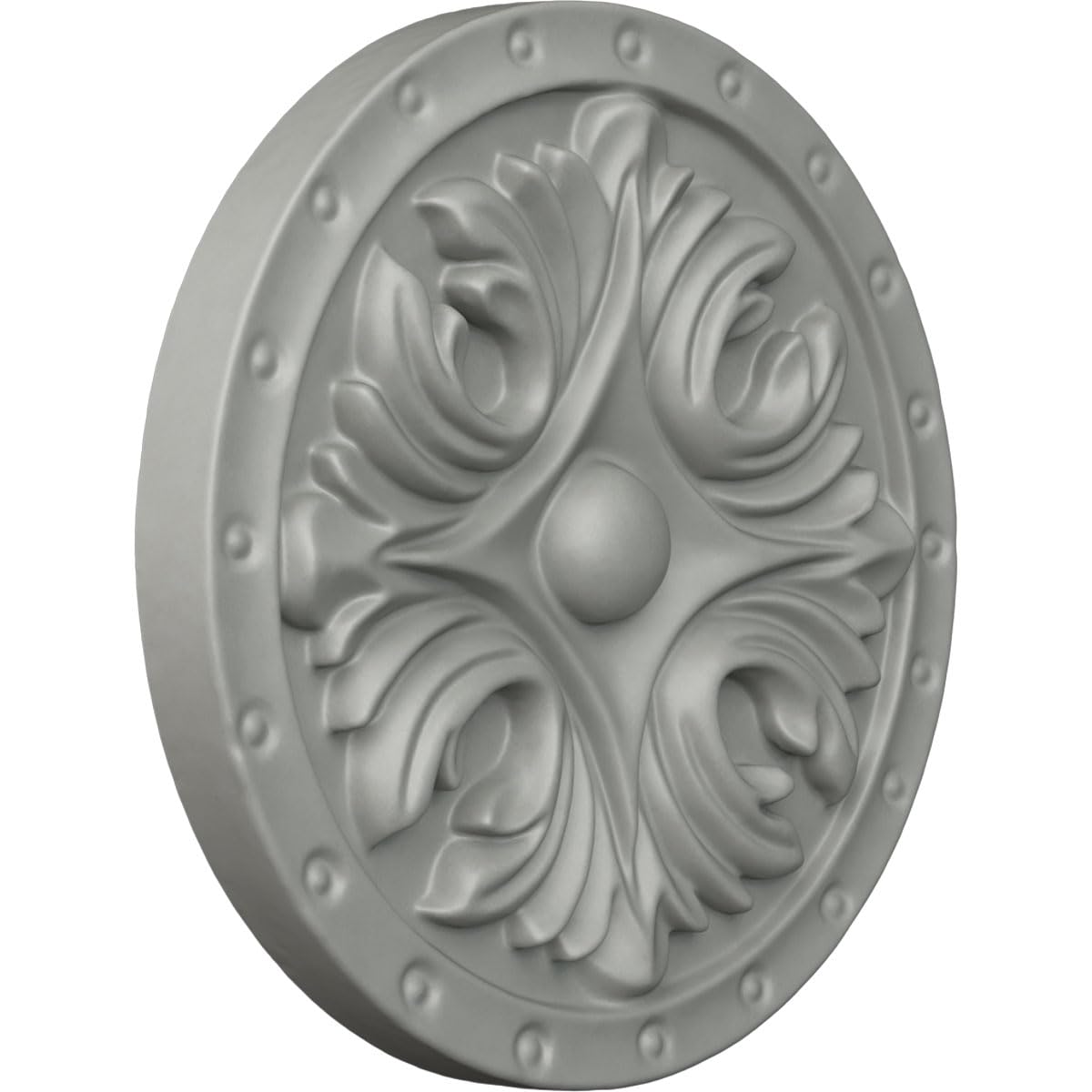 Ekena Millwork Ros06X06Bo Bordeaux Rosette, 5 7/8''Od X 5/8''P, Primed