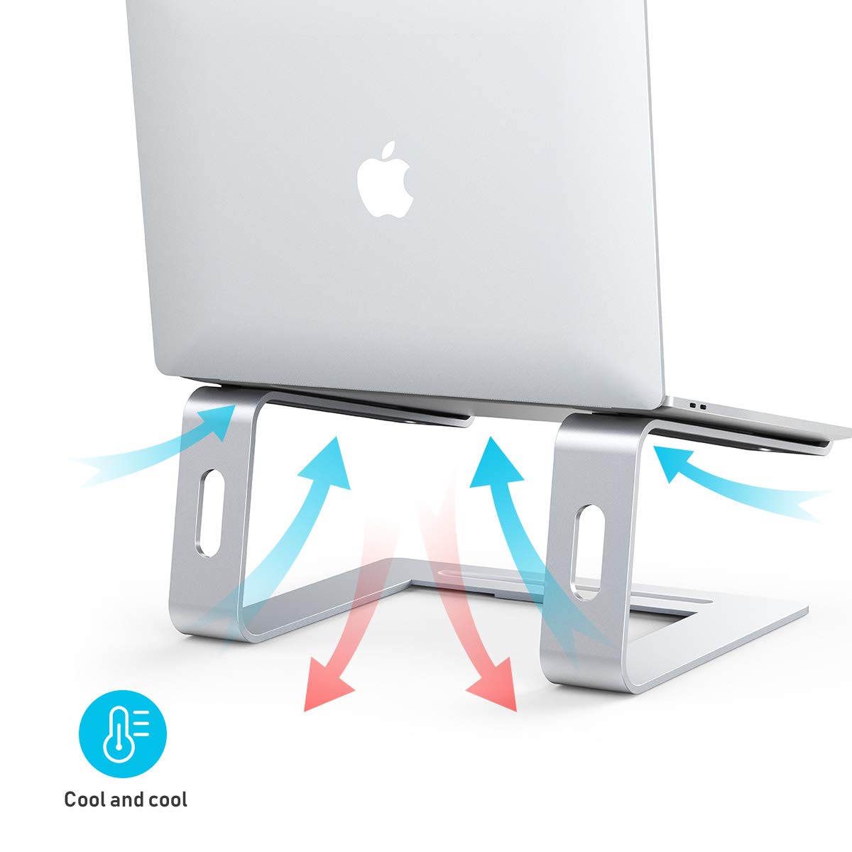 Laptop Stand For Desk, Detachable Laptop Riser Notebook Holder Stand Ergonomic Aluminum Laptop Mount Computer Stand, Compatible With Macbook Air Pro, Dell Xps, Lenovo More 10 18' Laptops