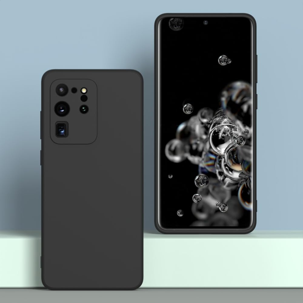 Wogroo For Samsung Galaxy S20 Ultra Case Black, Scratch Resistant With Soft Touch, Slim Thin Phone Cover For Samsung Galaxy S20