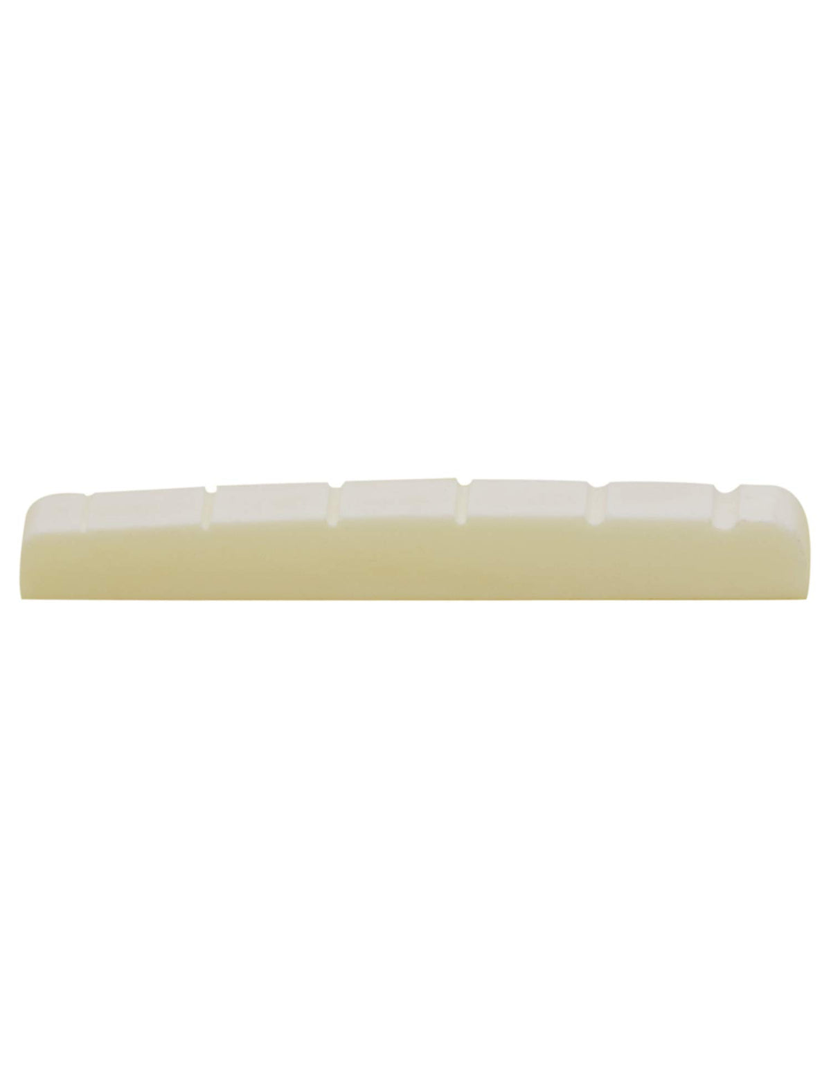 Metallor 6 String Pre-Slotted Bone Guitar Nut Replacement Compatible With Tele Telecaster Style Guitar White. (Nut: 43 X 6 X 3Mm
