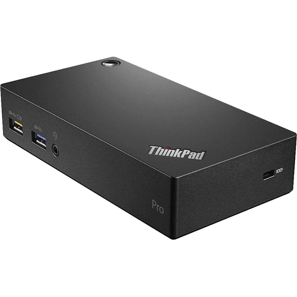 Lenovo ThinkPad USB 3.0 Pro Dock (40A70045US) 45W AC Adapter With 2 Pin Power Cord Included, Item Does Not Charge The Laptop Or 