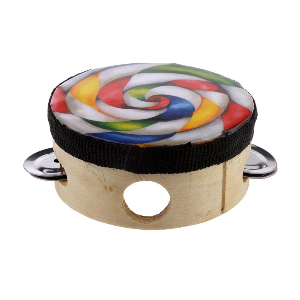 SECRET DESIRE 4 Handmade Lollipop Tambourine Drum Percussion Instruments Eonal Toy