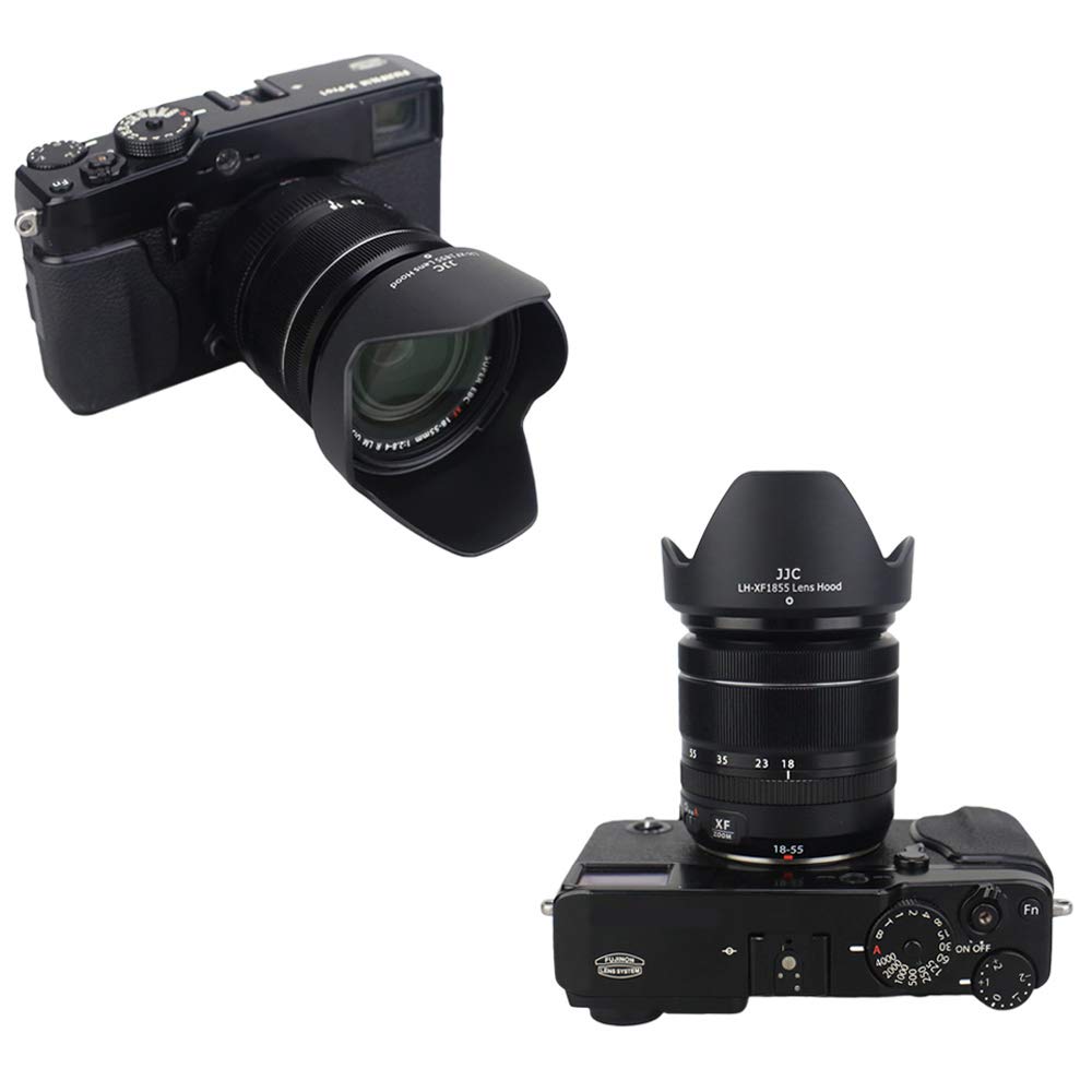 Jjc Bayonet Dedicated Lens Hood For Fuji Fujifilm Fujinon Xf 18 55Mm F2.8 4 R Lm Ois Lens And Fujinon Xf 14Mm F2.8 R Lens