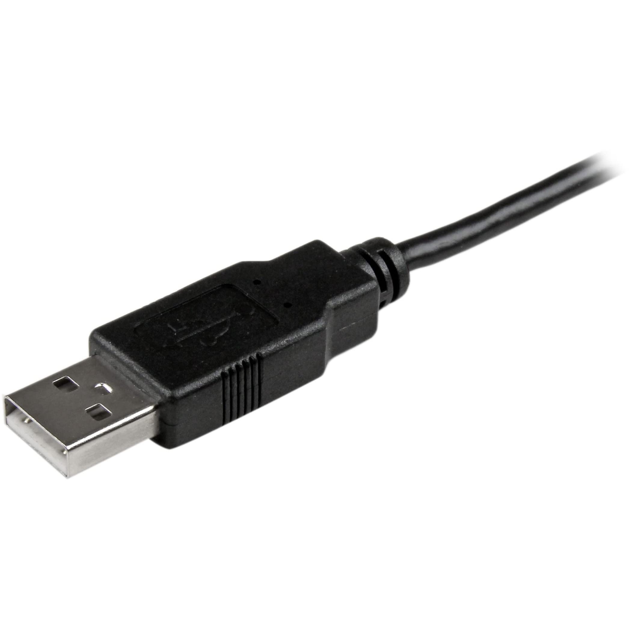 Startech.Com 15Cm 6In Mobile Charge Sync Usb To Slim Micro Usb Cable For Phones & Tablets A To Micro B   M/M   Thin Micro Usb Ch