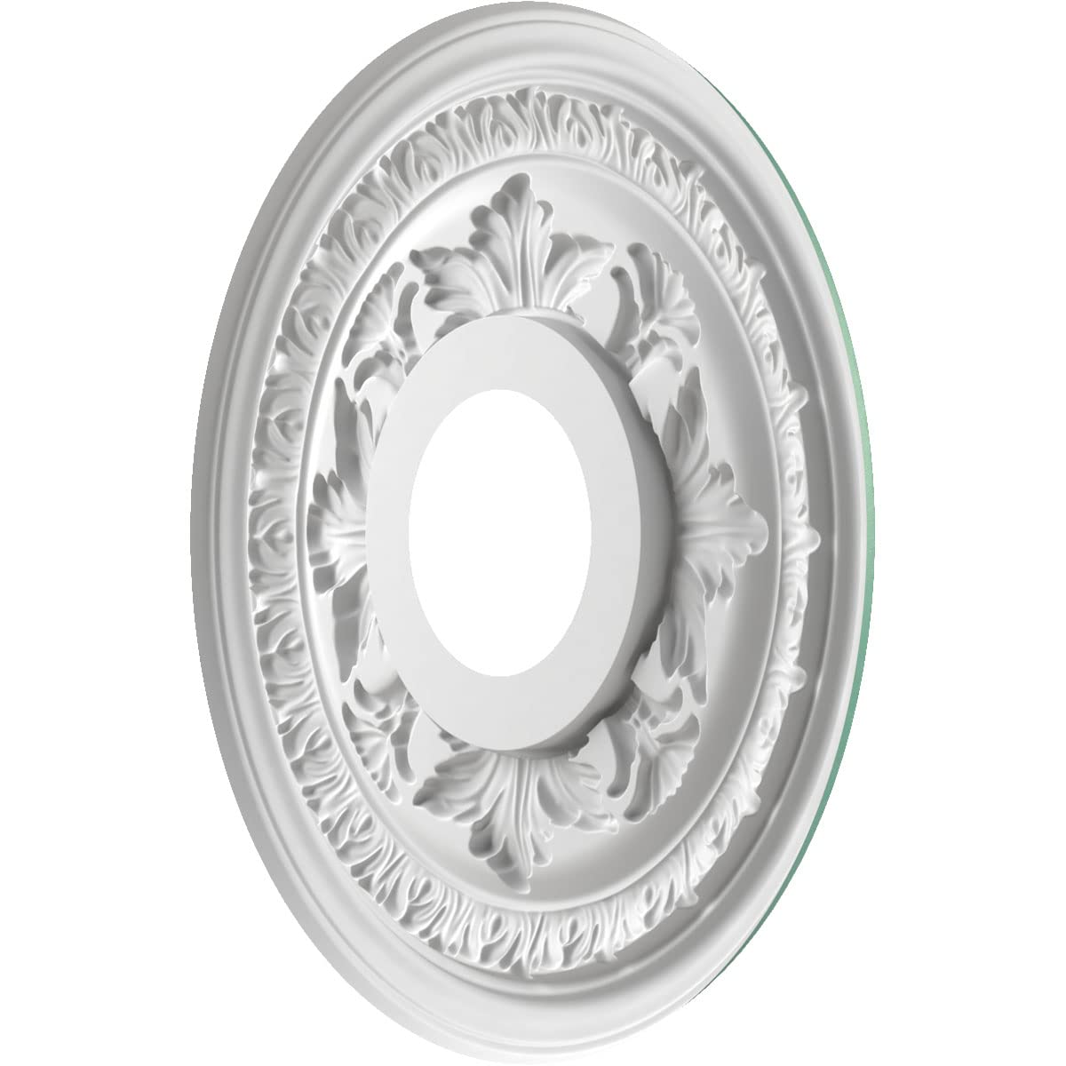 Ekena Millwork Cmp13Bafsm Baltimore Thermoformed Pvc Ceiling Medallion (Fits Canopies Up To 5 1/4), 13Od X 3 1/2Id X 3/4P, Unive