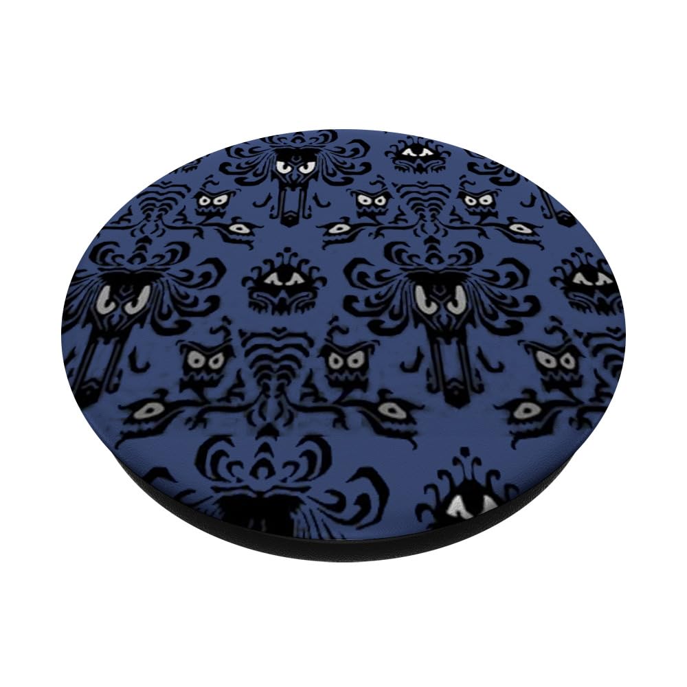 Spooky Wallpaper Halloween Pattern Purple Popsockets Popgrip: Swappable Grip For Phones & Tablets Popsockets Standard Popgrip