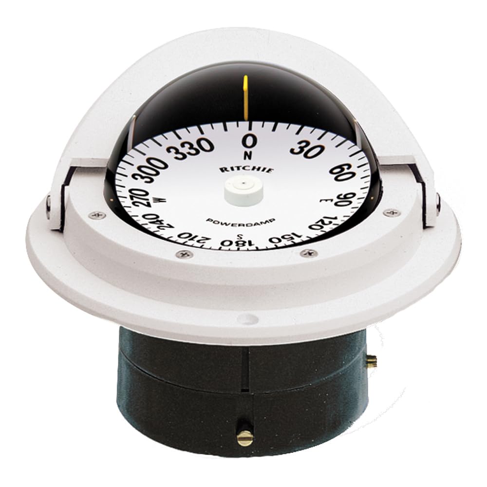 Ritchie F-82W Voyager Compass (White), 3-Inch