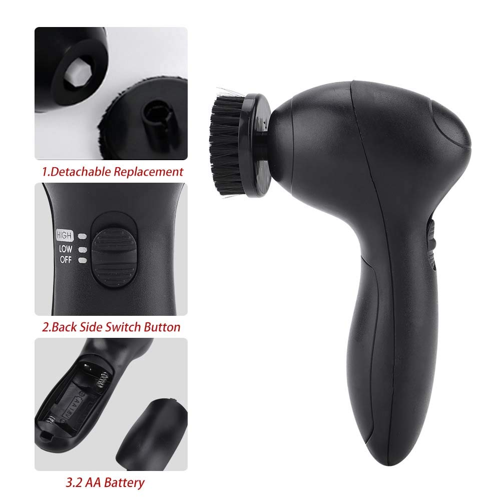 Electric Shoes Polisher Machine, Portable Electric Shoe Shine Kit Shoe Shiner Dust Machine For Leather Bags Car Seat Maintenance