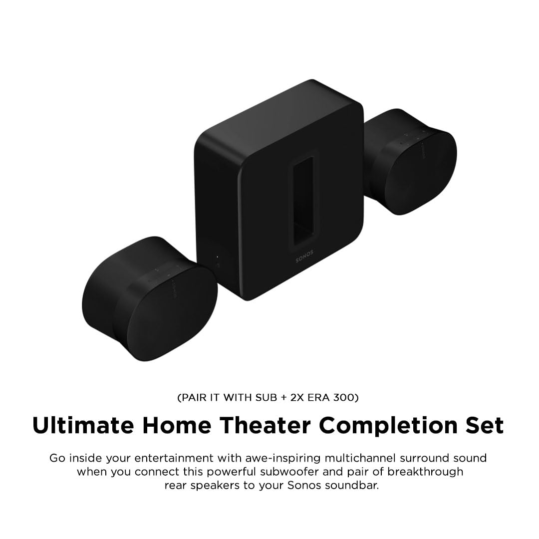 Sonos Sub   Black   Wireless Subwoofer