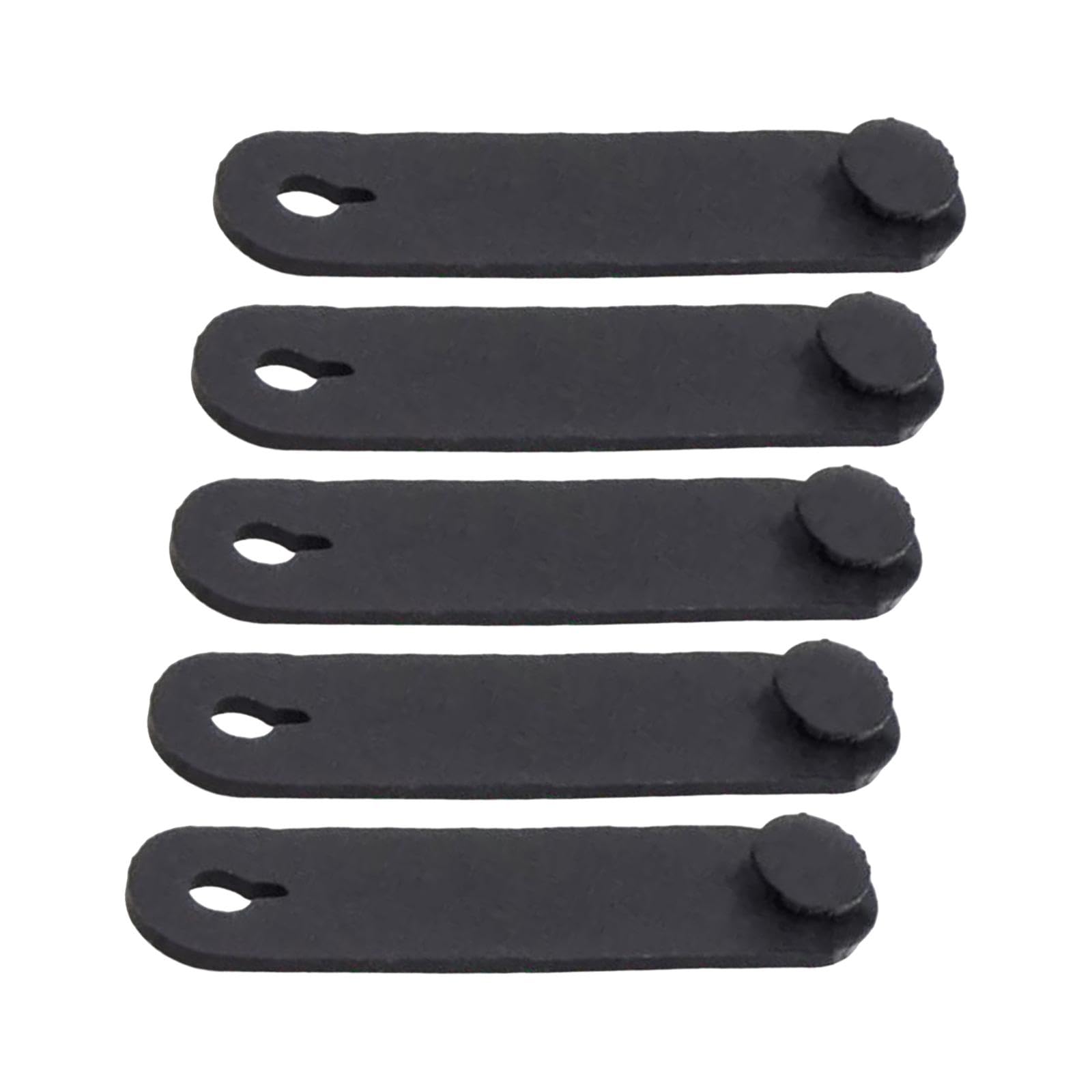 Zoomella 5 Pieces Silicone Cable Straps For Desk Cable Management Frame Securing
