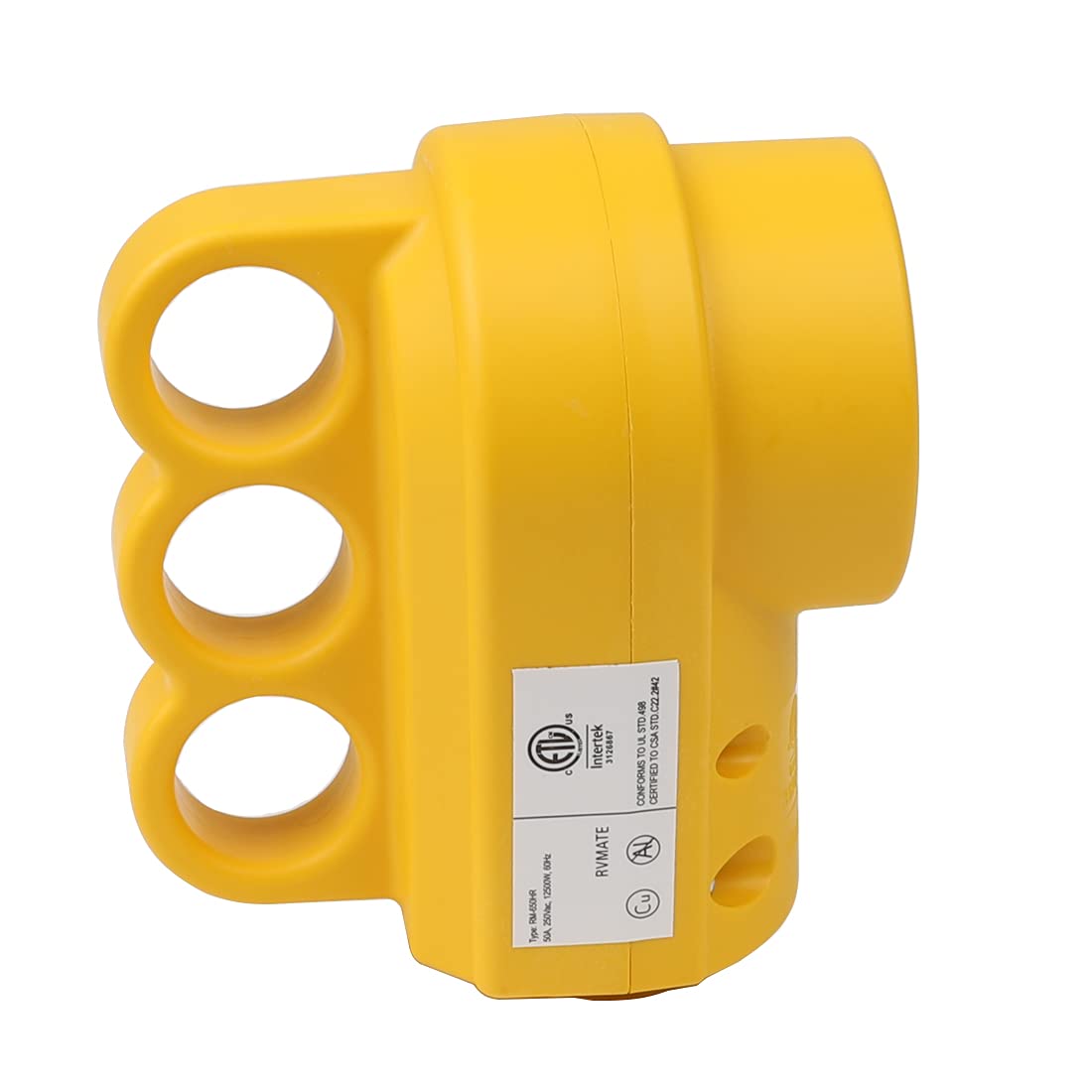 Nema 6 50R 50A 250V Female Welder Socket 50 Amp 250 Volt 6 50 Welder Replacement Receptacle, Etl Verified, Yellow Color