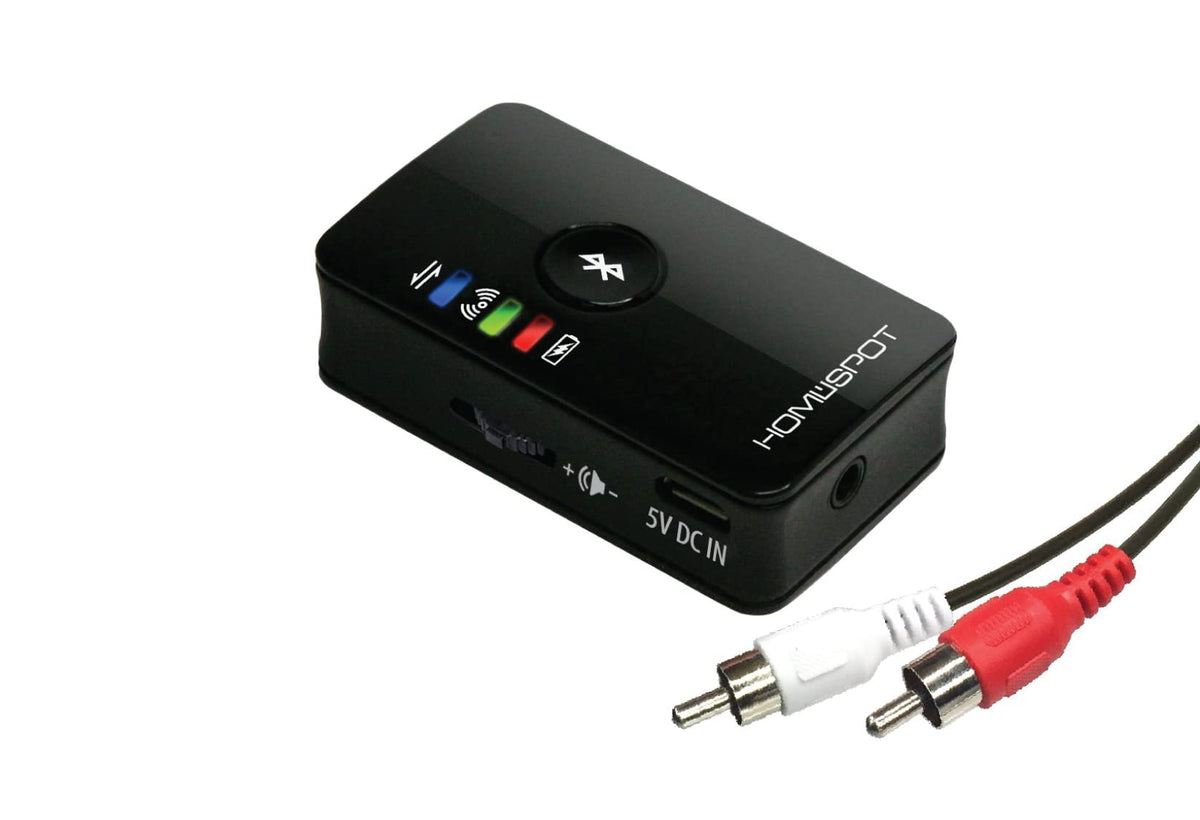 Homespot Bluetooth Transmitter For Tv Headphone Low Latency Wireless 3.5Mm Audio Adapter Ipad Tv To Bluetooth Speaker Or Headpho