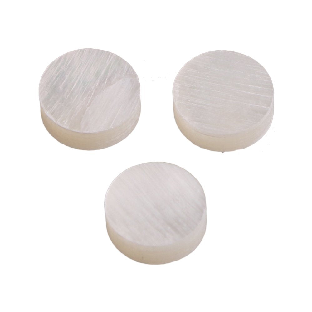 Szzijia White Mother Of Pearl Shell Dot Fret Inlay Maker 6Mm For Guitar Fingerboard (Pack Of 20)