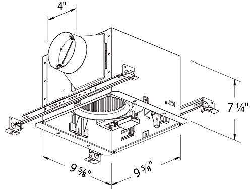 Delta Electronics (Americas) Ltd. Sig80 Exhaust Bath Fan, 80 Cfm
