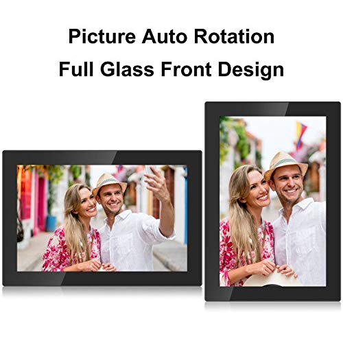 Feelcare Digital Wifi Picture Frame 10 Inch, Send Photos Or Videos From Anywhere, 16Gb Storage,1280X800 Ips Hd Display,Touchscre