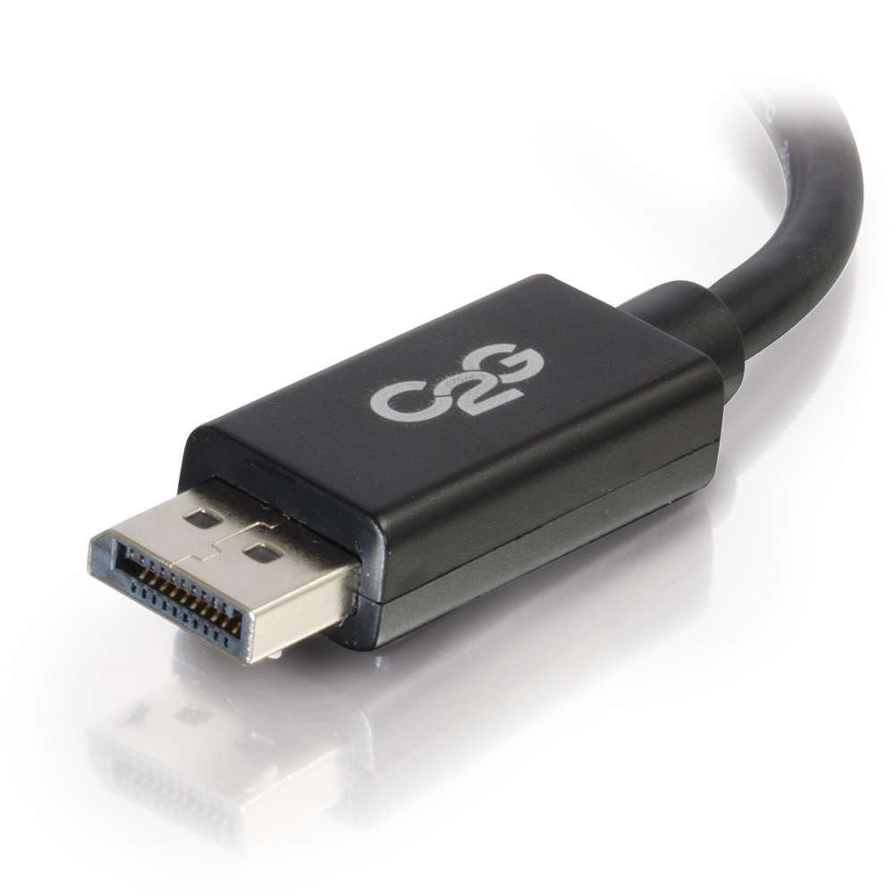 C2G Display Port Cable, 8K, Male To Male, Black, 6 Feet (1.82 Meters), Cables To Go 54401