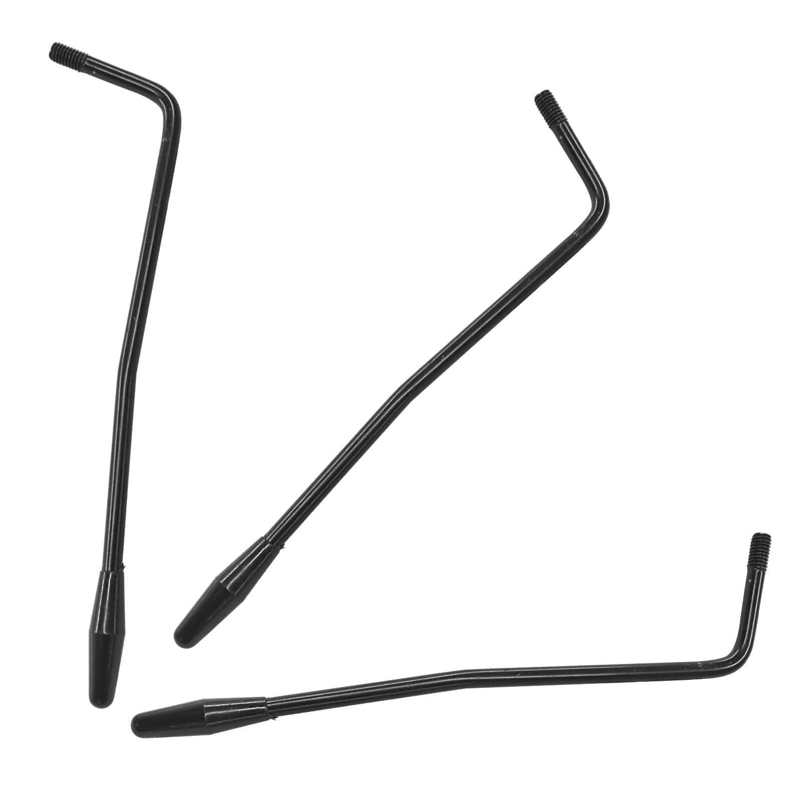 Piutouyar 3 Pack Tremolo Arm Whammy Bar 6 Mm, Black Electric Guitar Whammy Bar Metal Thread Tremolo Arm With Tip