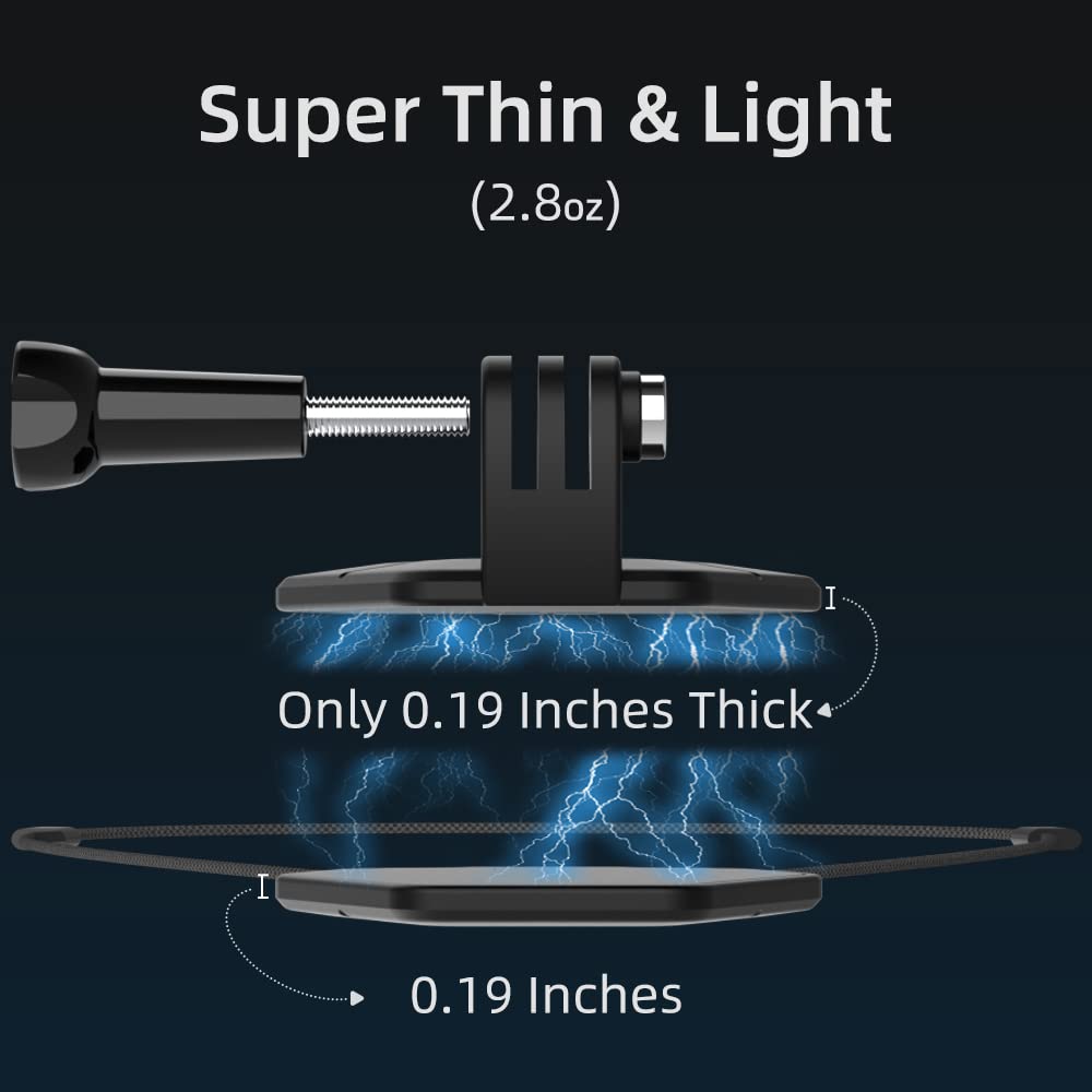 Skezn Magnetic Chest Mount Compatible With Gopro Hero 13/12/11/10/9/8 Black, Dji Osmo Action 5 Pro/4/3/2, Akaso, Insta360 And More