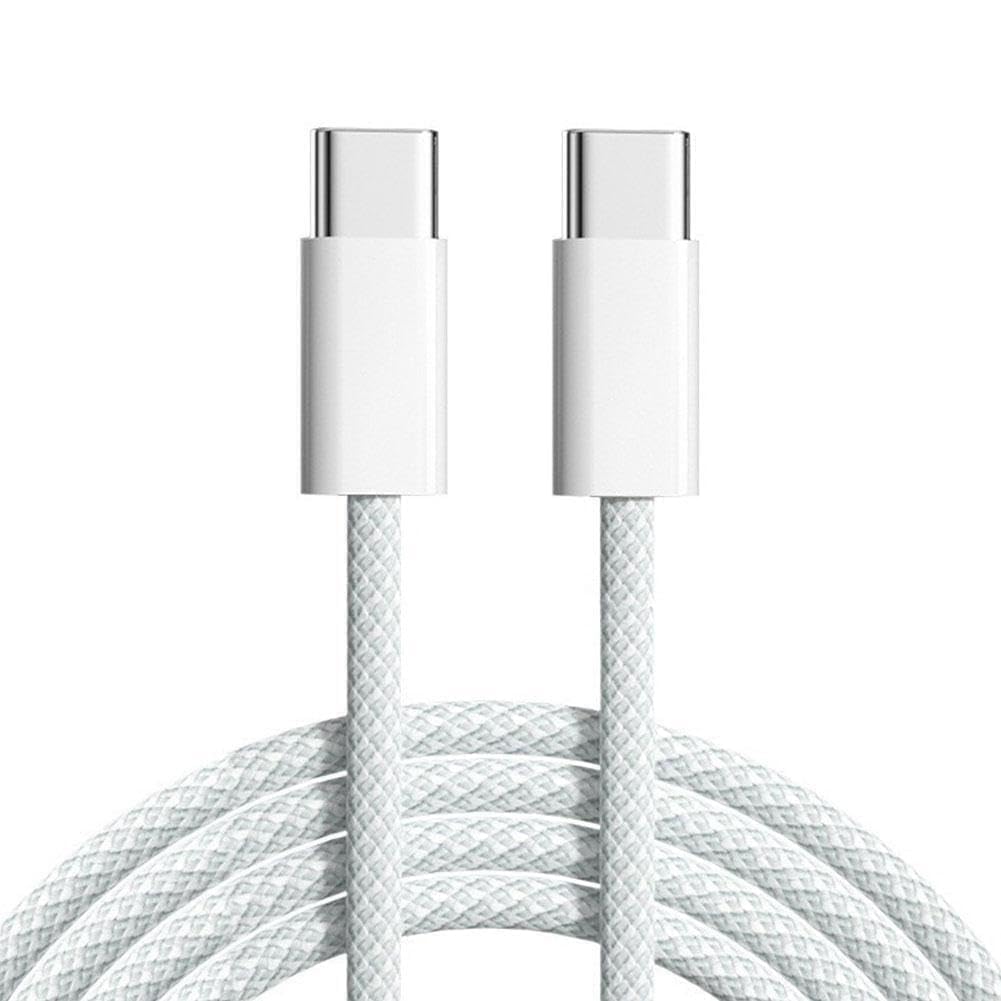 Basesailor UsbC To C Nylon Braided Cable With Apple Mfi Certified,Fast Pd Charging For Iphone 15/15 Pro Max/15 Plus,Macbook,Oth