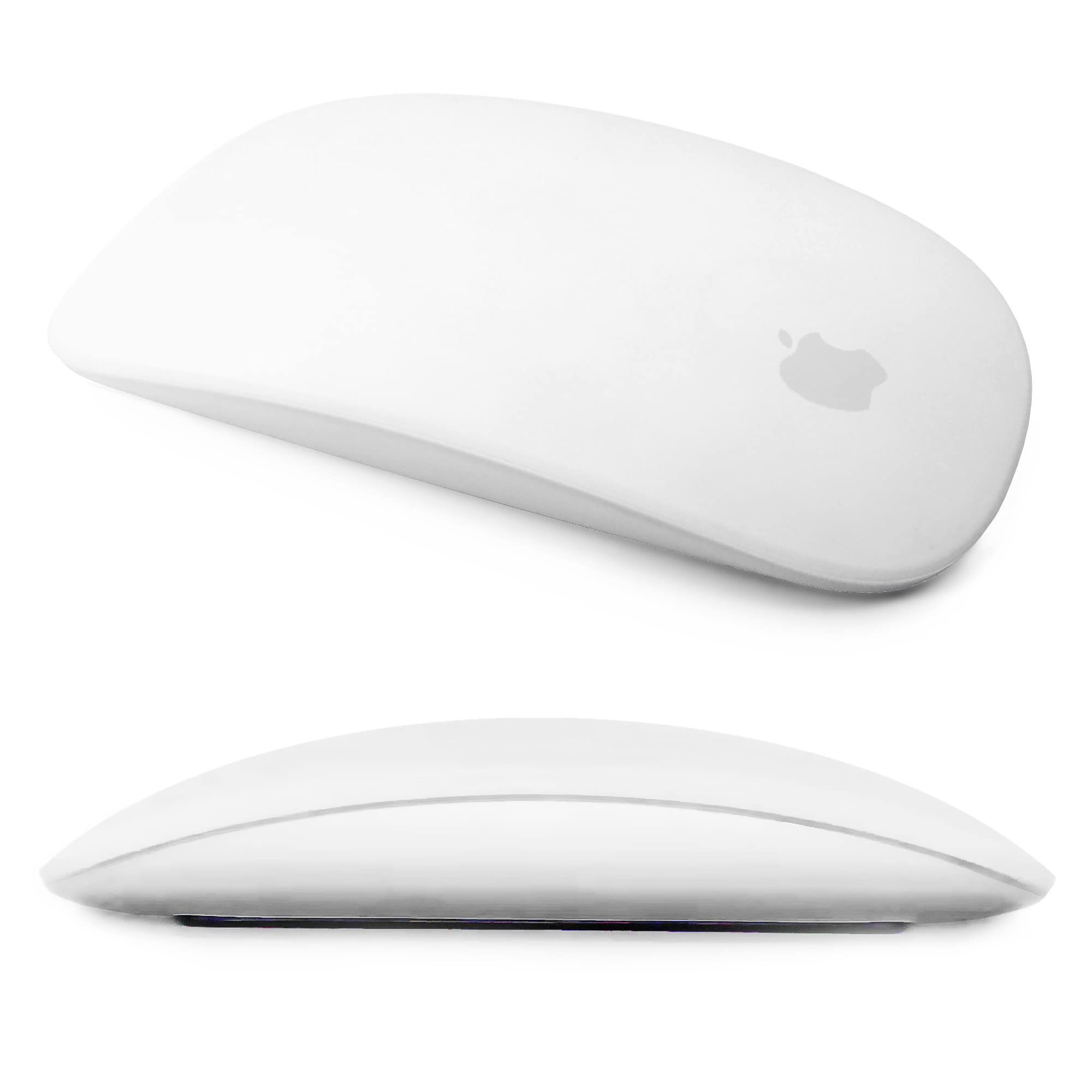 Irainsun Mouse Silicone Case, For Apple Magic Mouse 1&2, Drop Proof, Dust Proof, Ultra Thin Cover (White)
