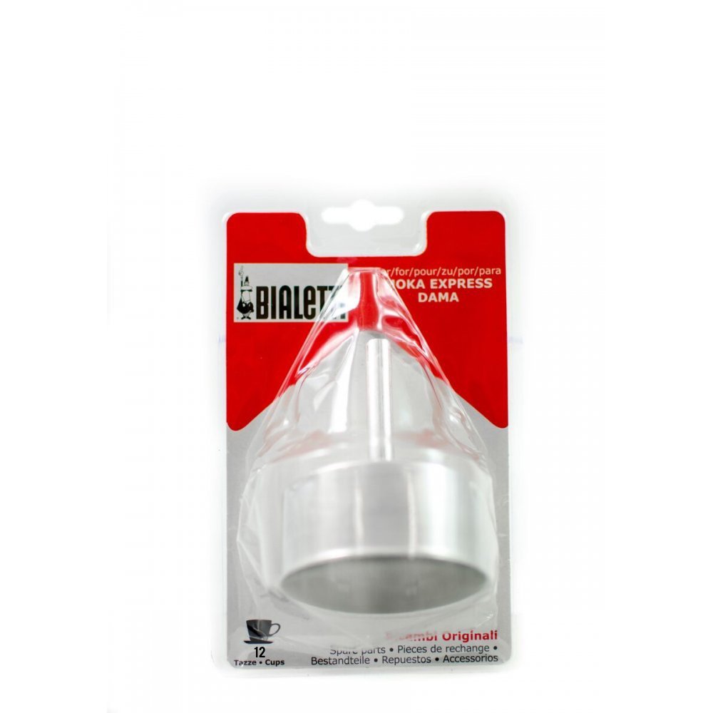 Bialetti 06895 Moka Express 12 Cup Replacement Funnel,Silver