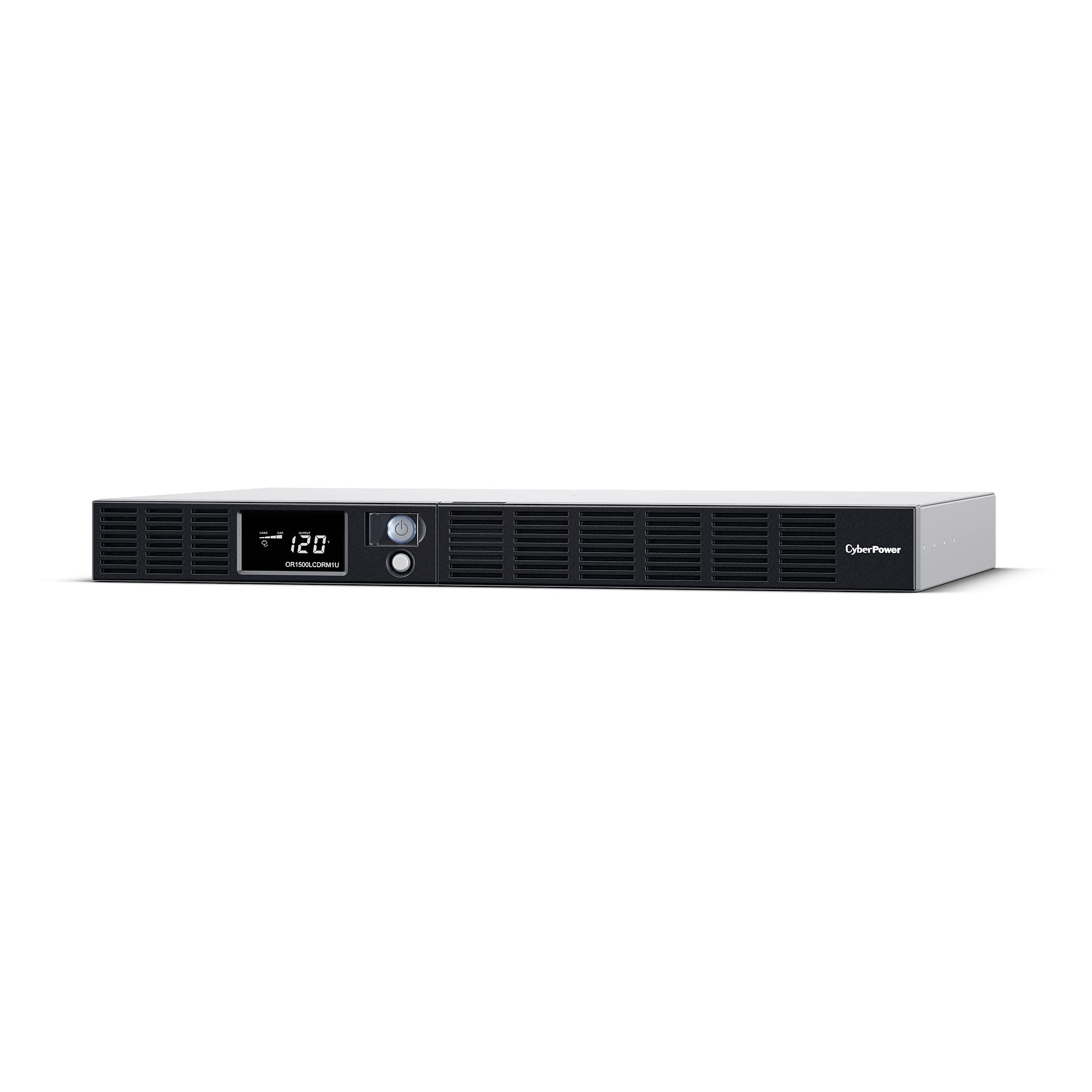 Cyberpower Or1500Lcdrm1U Smart App Lcd Ups System, 1500Va/900W, 6 Outlets, Avr, 1U Rackmount